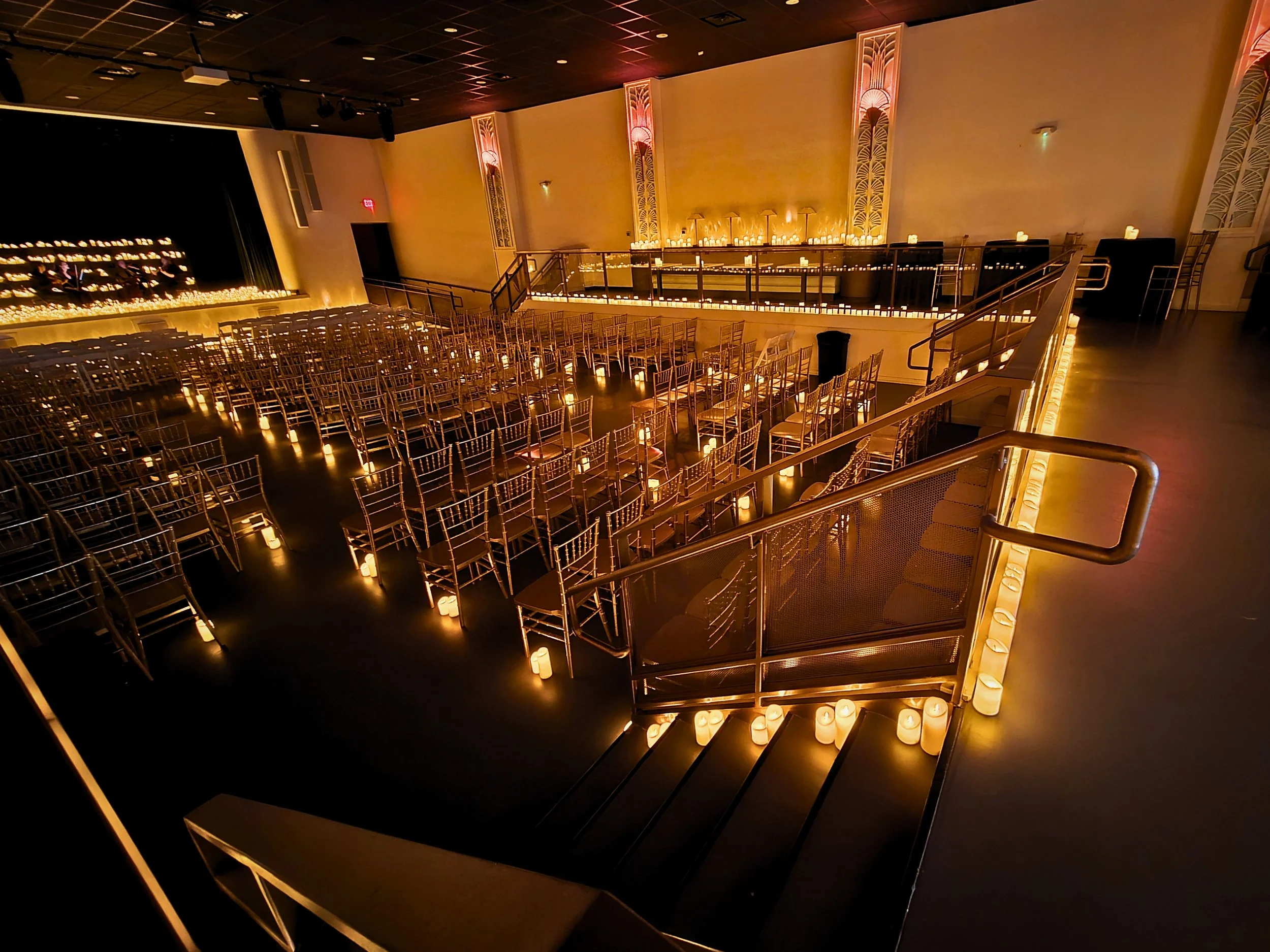 Stairs to Lower Level (Sections A / B / C)