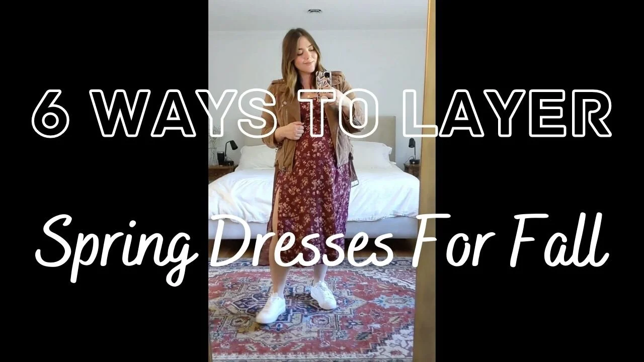 Layering Spring Dresses For Fall
