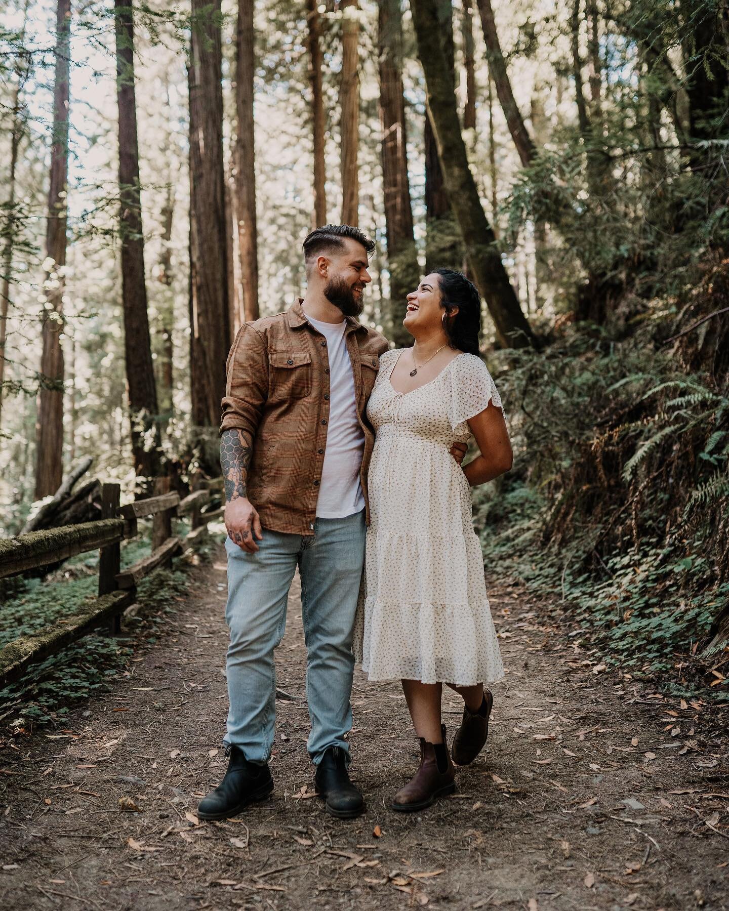 Chris &amp; Angie&rsquo;s Muir Woods Engagement ✨🏕