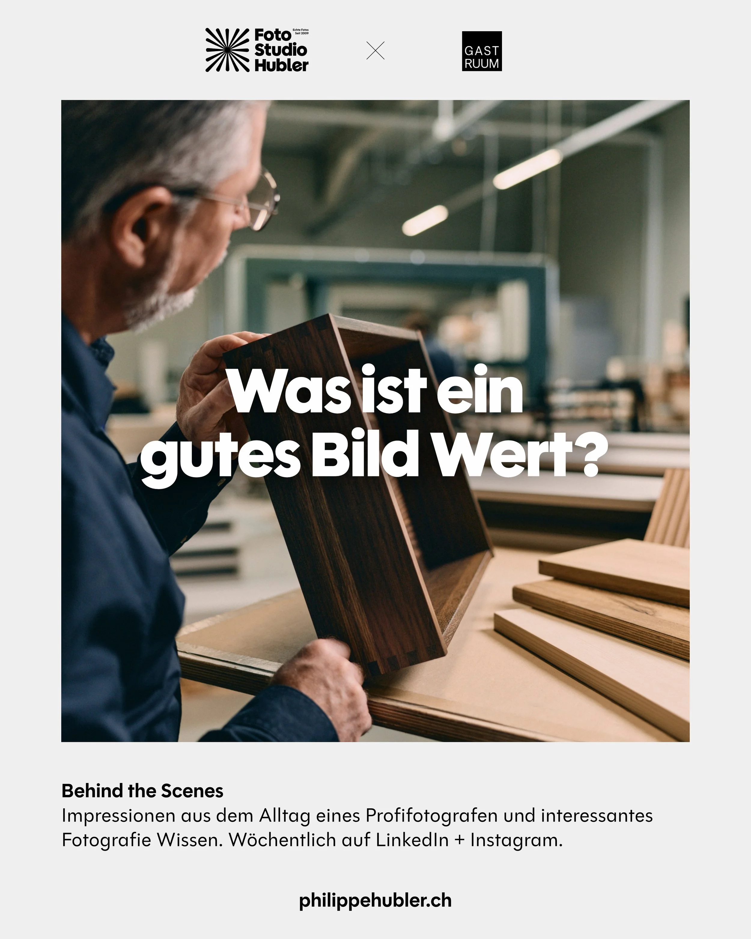 ✳️ Wann lohnt sich ein Shooting?
Die Antwort ist (fast immer) ein No-Brainer:

▶︎ Wie viele Neukund*innen brauchst du, damit sich das Investment gelohnt hat? 
Einen? F&uuml;nf?
Einen einzigen Auftrag mehr pro Jahr?

▶︎ Wie viele zus&auml;tzliche Buch