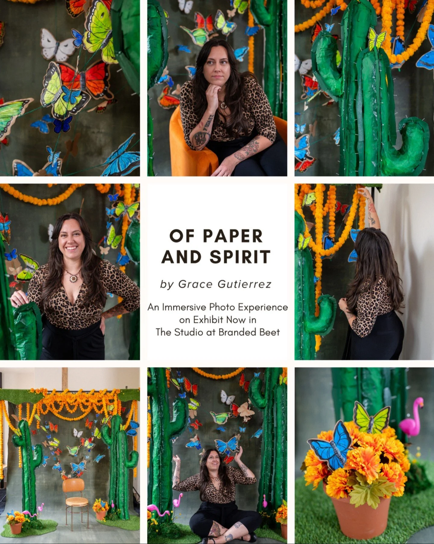 Join us at @thestudioatbrandedbeet for our first ever immersive photo experience, 'Of Paper and Spirit' created by local artist @gracerspeedracer

&quot;Created in honor of D&iacute;a de los Muertos, Of Paper and Spirit invites reflection and play, b