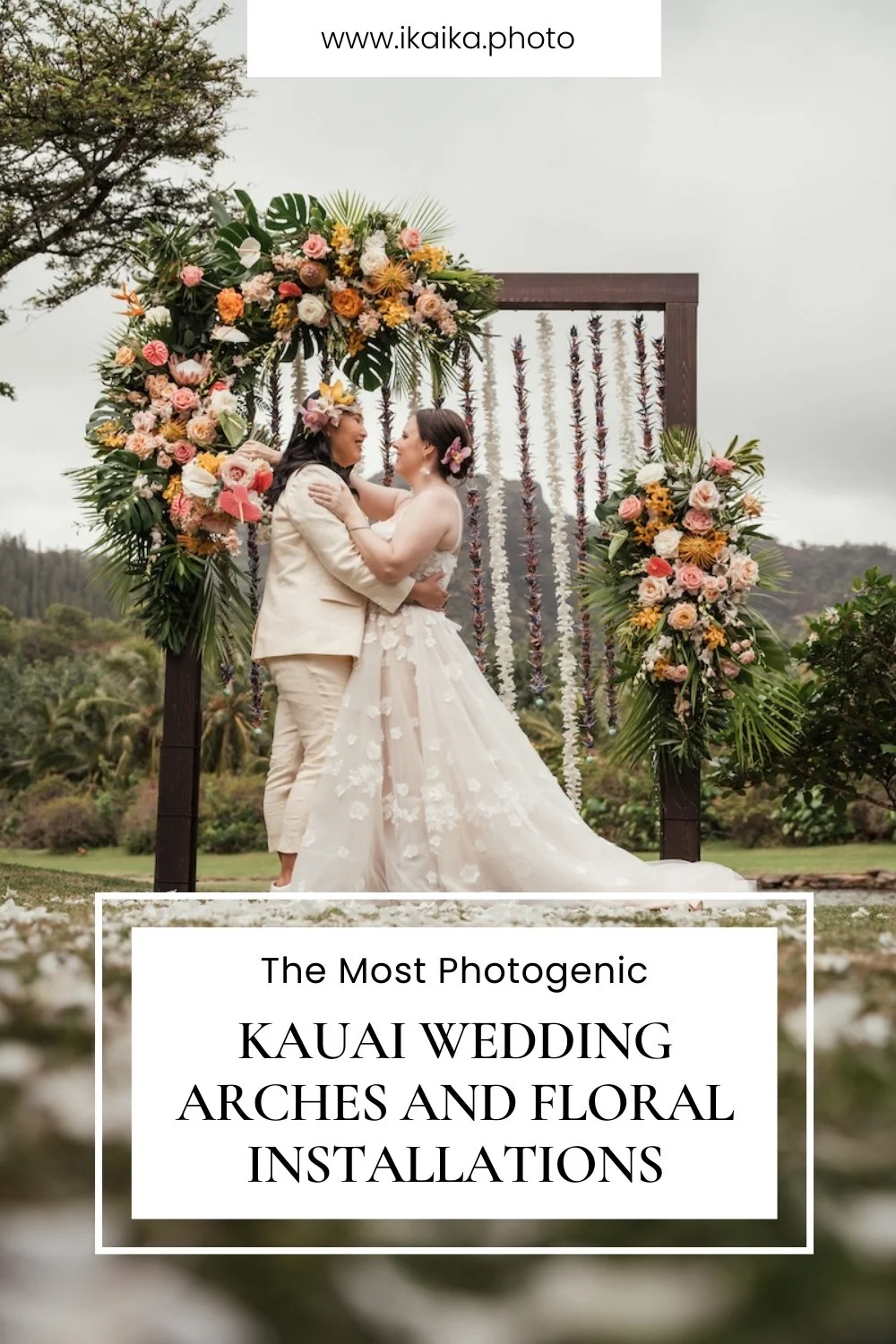 The Most Photogenic Kauai Wedding Arches and Floral Installations