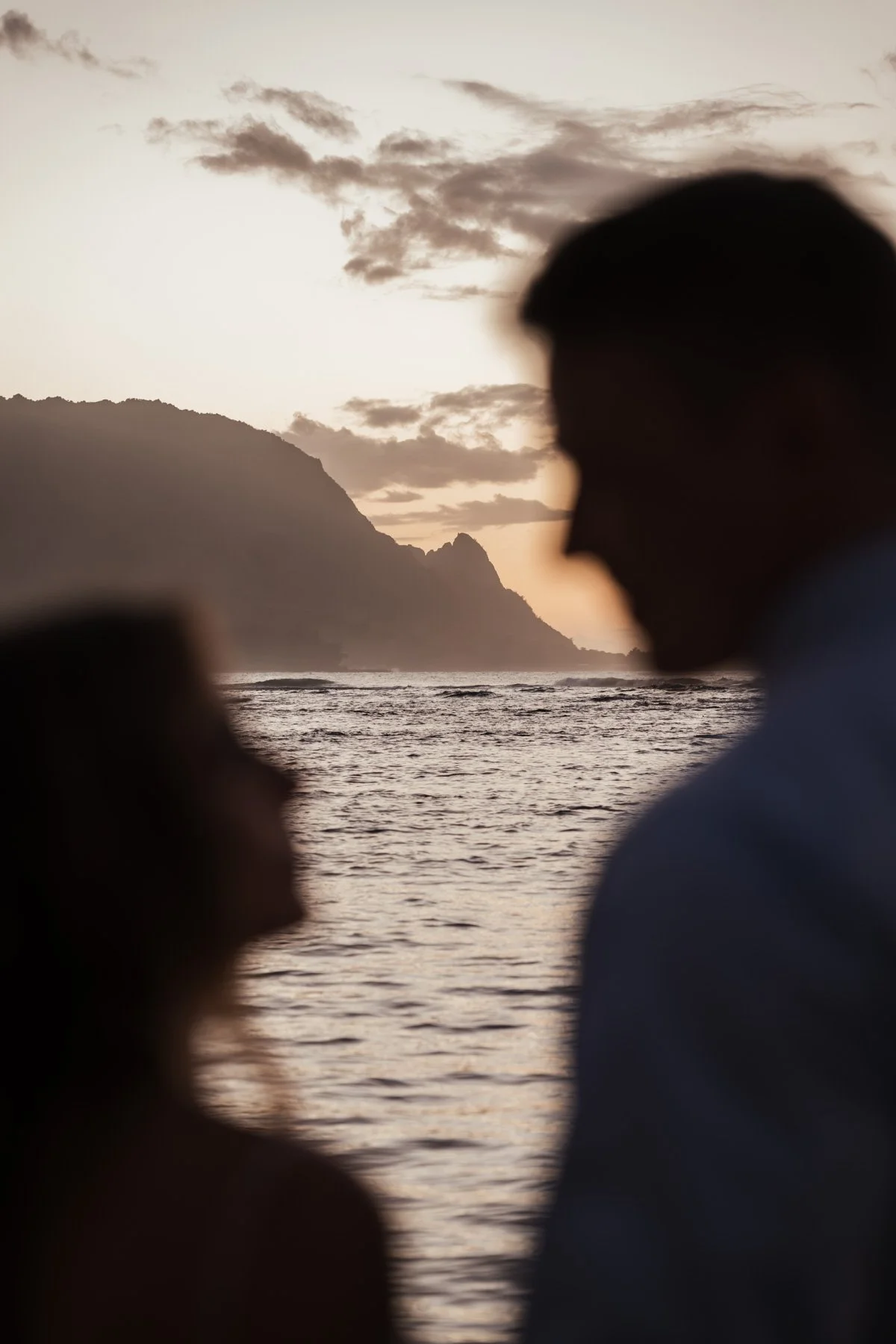 Sunset wedding photography