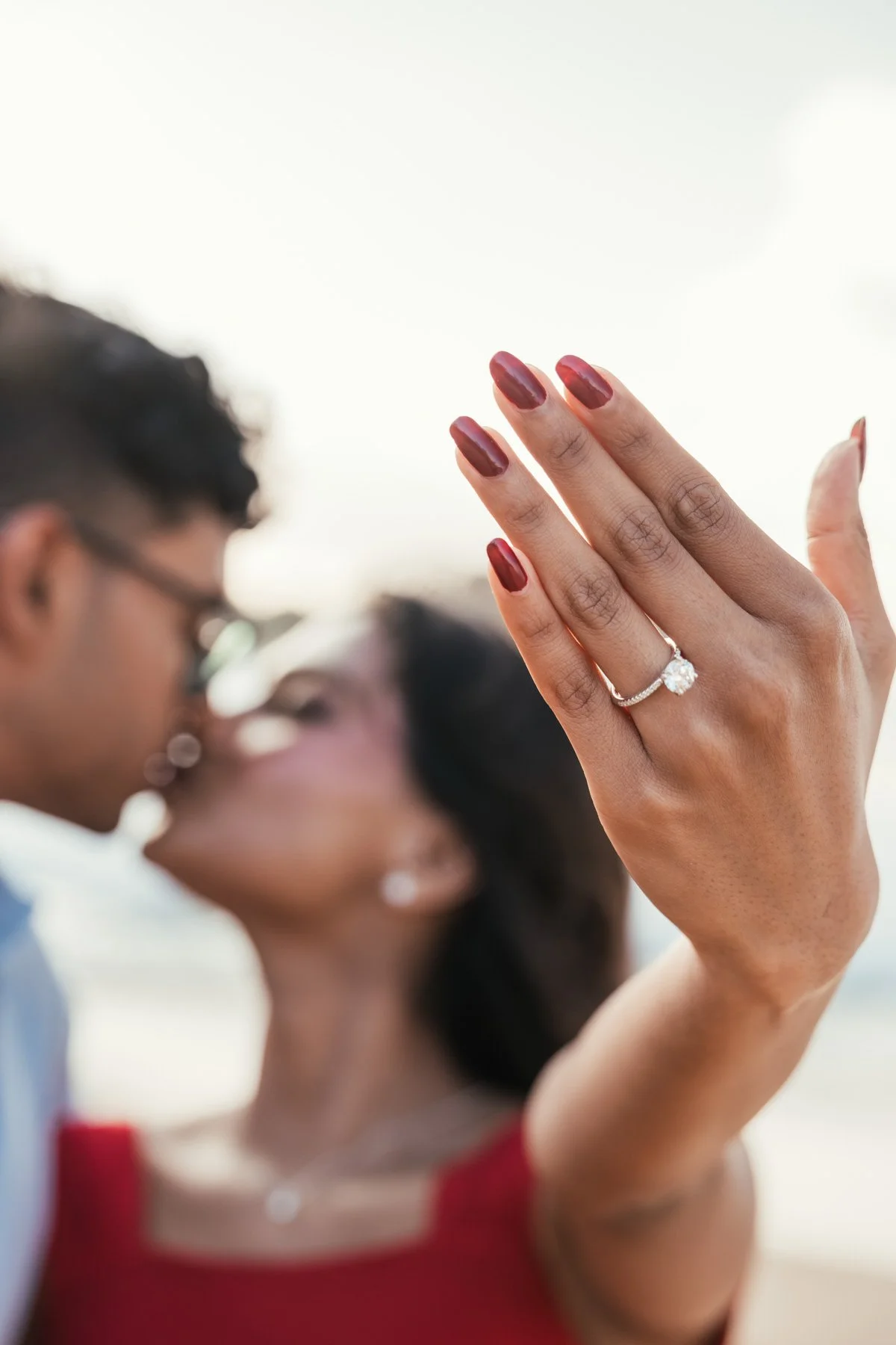 engagement ring after surprise proposal