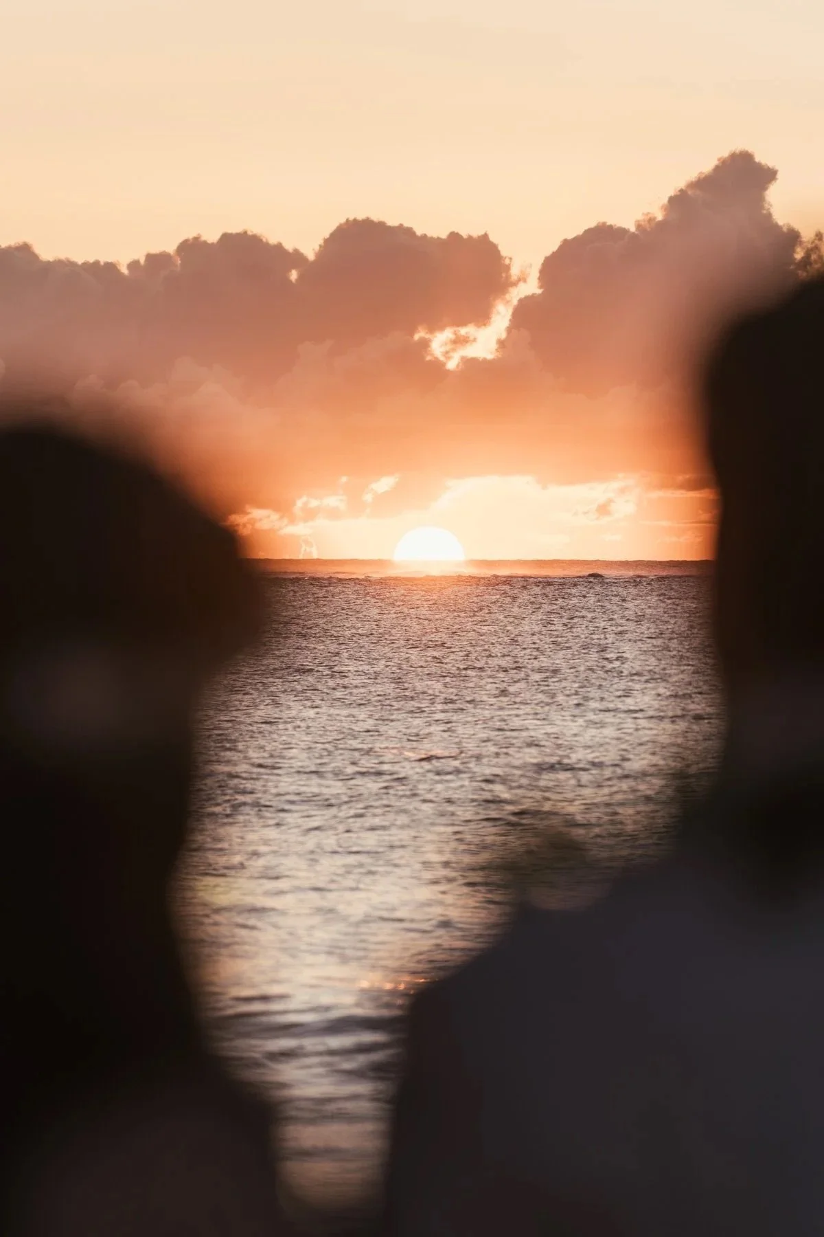 sunset wedding tunnels beach