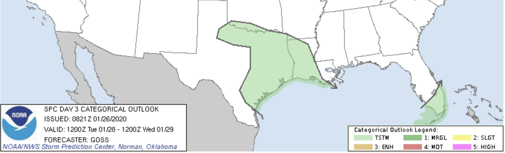 Some rain, but nothing big…