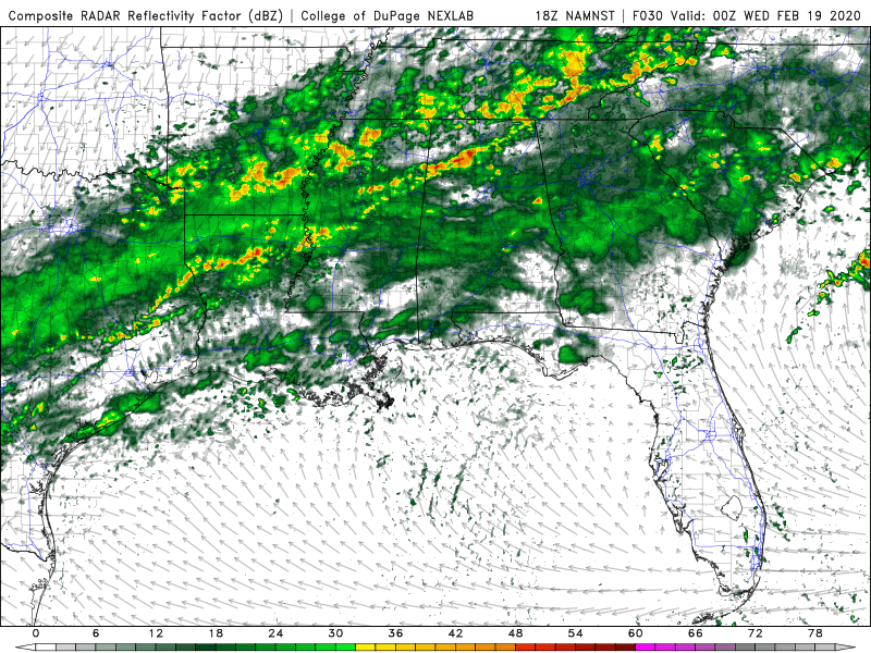 Rain returns to the South