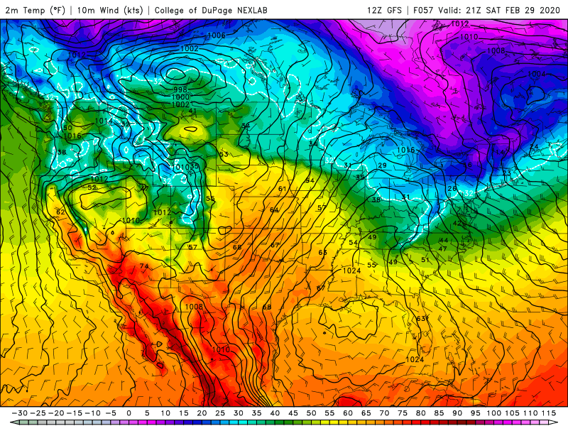 An overall nice weekend on tap