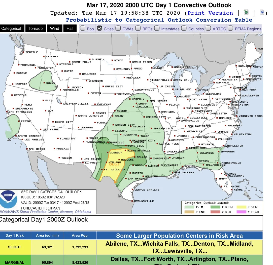 Big Bad storms for Texas