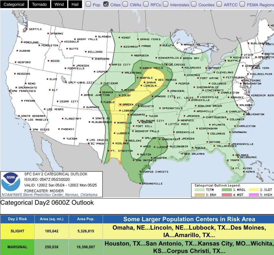 Isolated Big Bad storms for Sunday