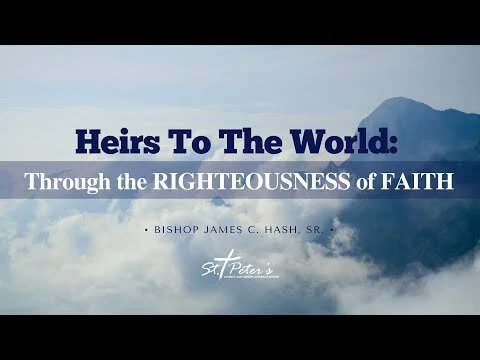  08.23.2020  Bishop James C. Hash, Sr. 