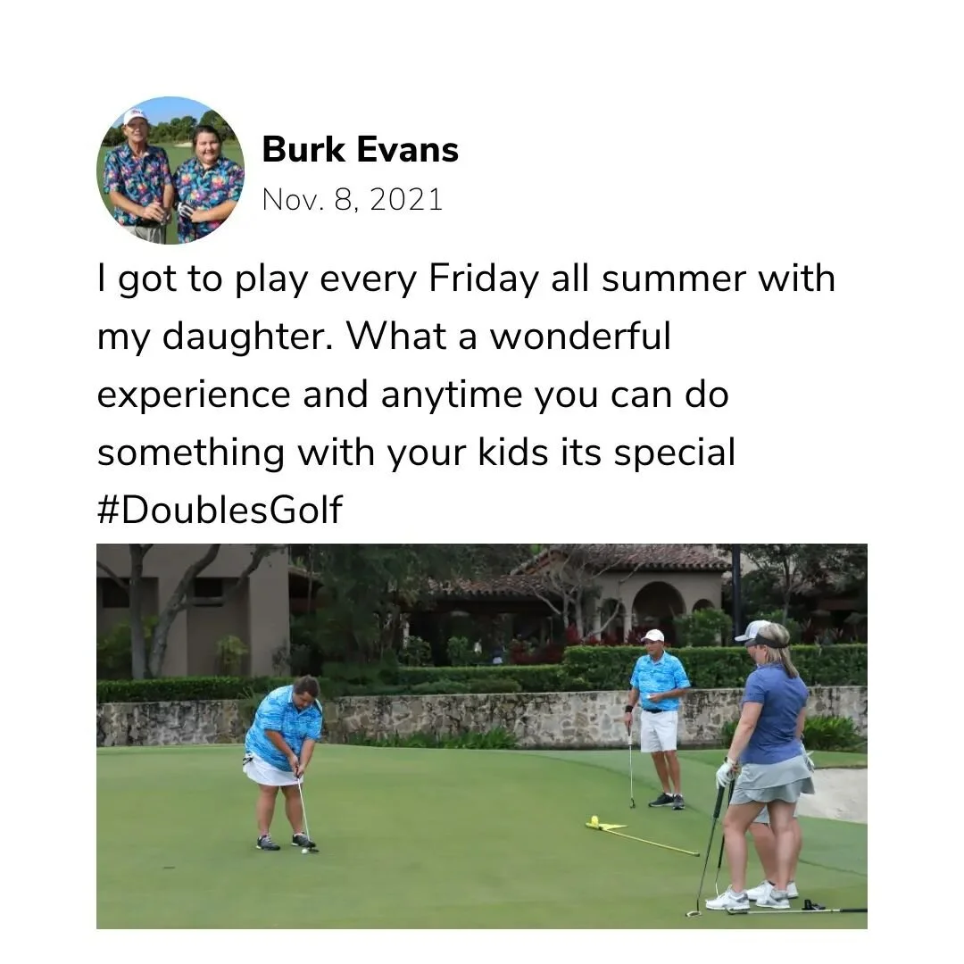 An amazing post from a golfer who played in  @thetimberridgegc #DoublesGolfLeague. 
Let us help you create these moments with your members...Link in bio to register your course.

#doublesgolf #doublesgolfleagues #teamgolf #golfteam #golfing #golflife