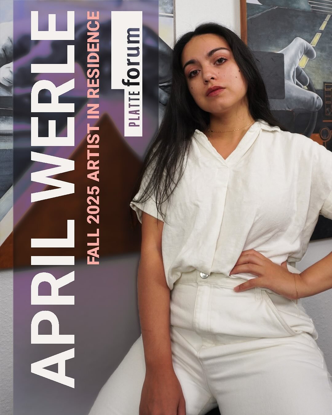 (1/3) We are excited to officially announce our lineup of Resident Artists for 2025-2026, starting with April Werle, whose residency will begin this Fall!

@aprilwerle (b. 1995, USA) is a narrative painter based in Missoula, Montana, exploring identi