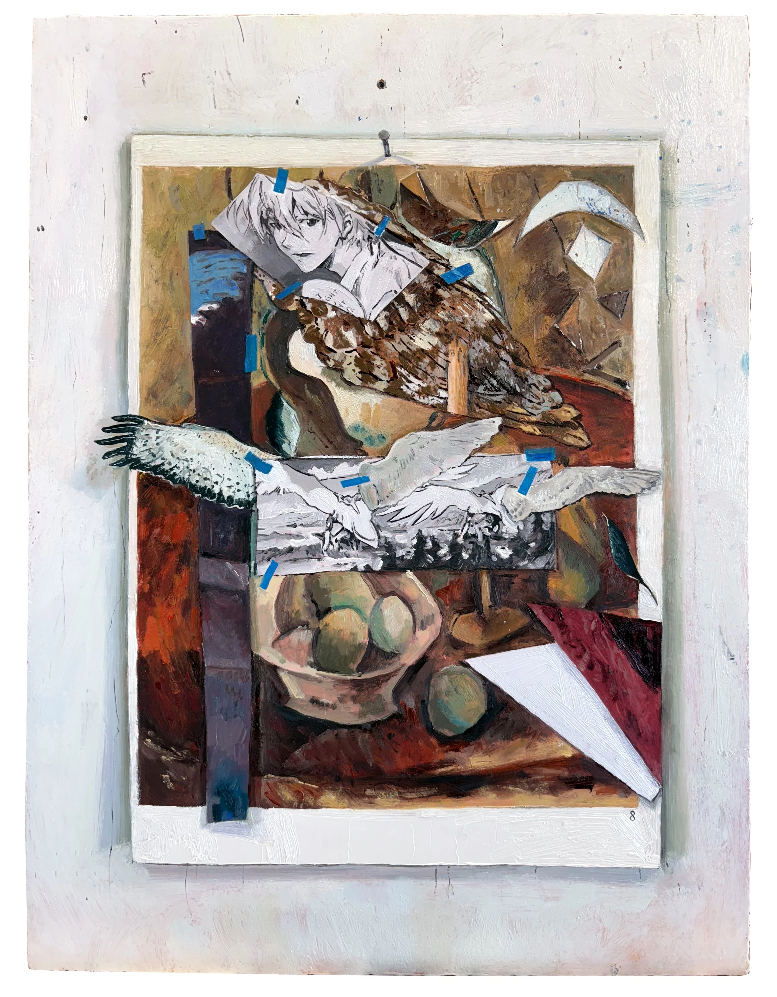 Hank Ehrenfried, "Descended to the Table", 16 x 12 inches, Oil on linen, 2025