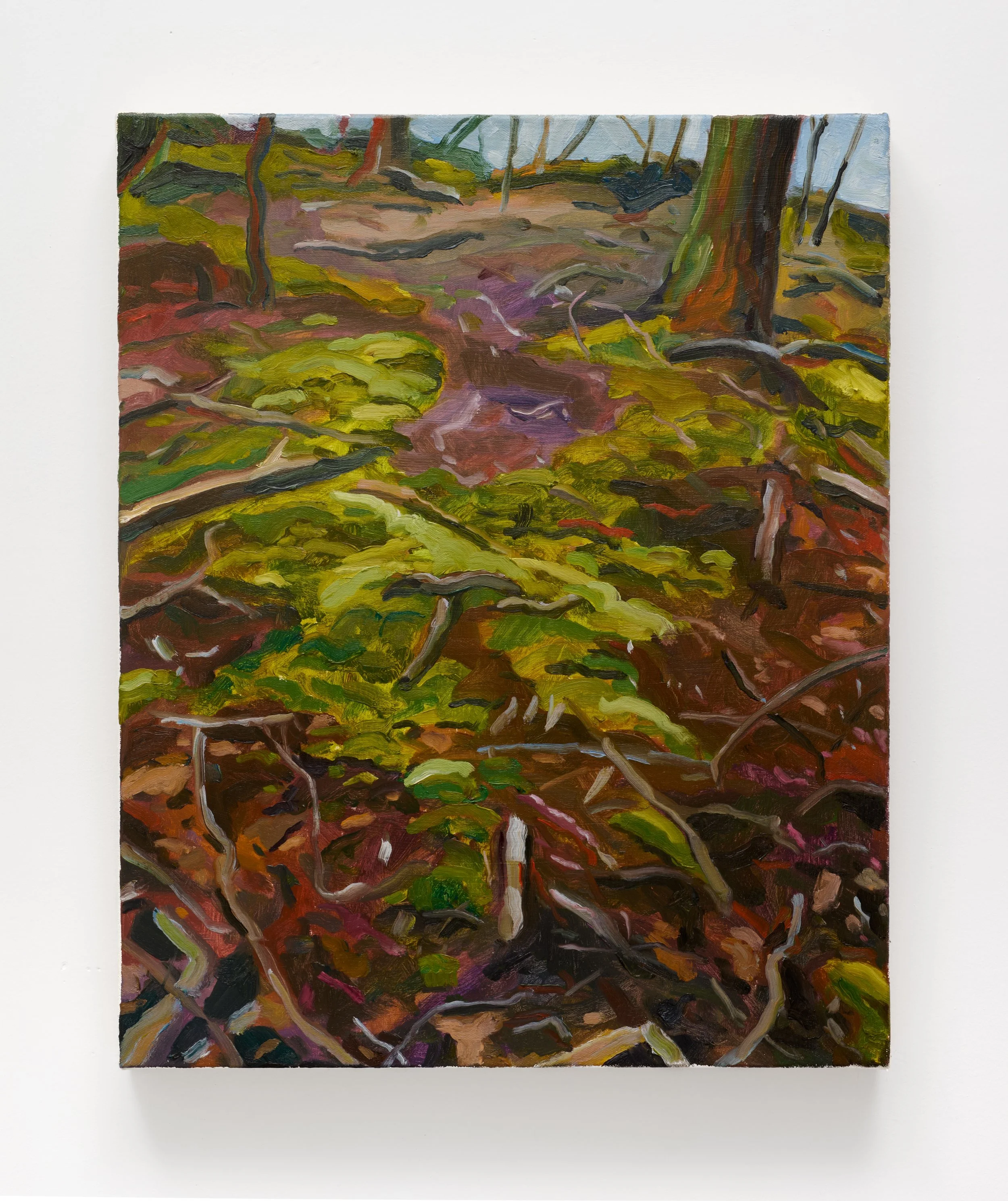 Tin Nguyen, “A slower kind of walk”, oil on canvas, 20 x 16 inches, 2026