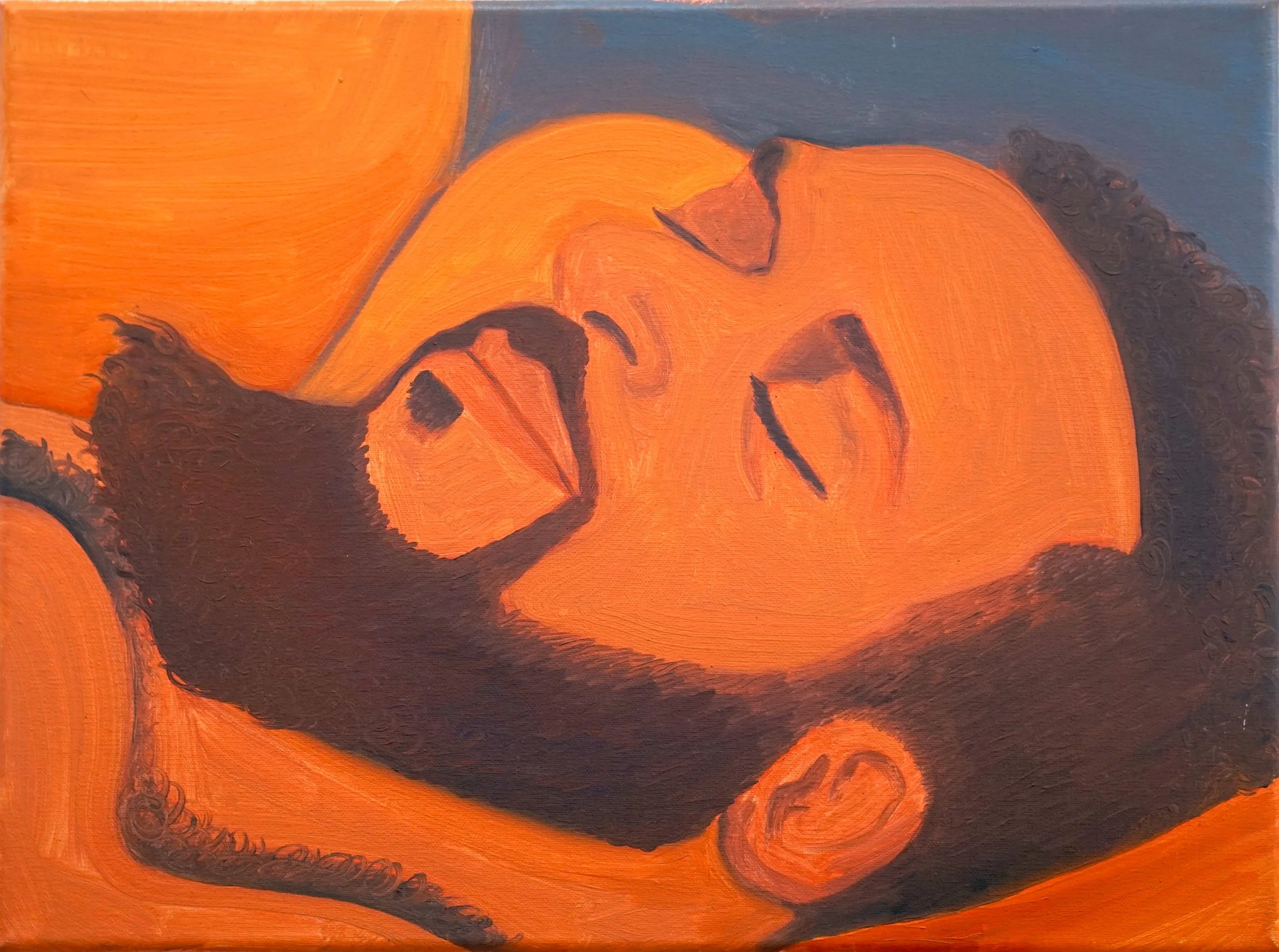 Dylan Hurwitz, Kory, oil on linen, 12x16 inches, 2024