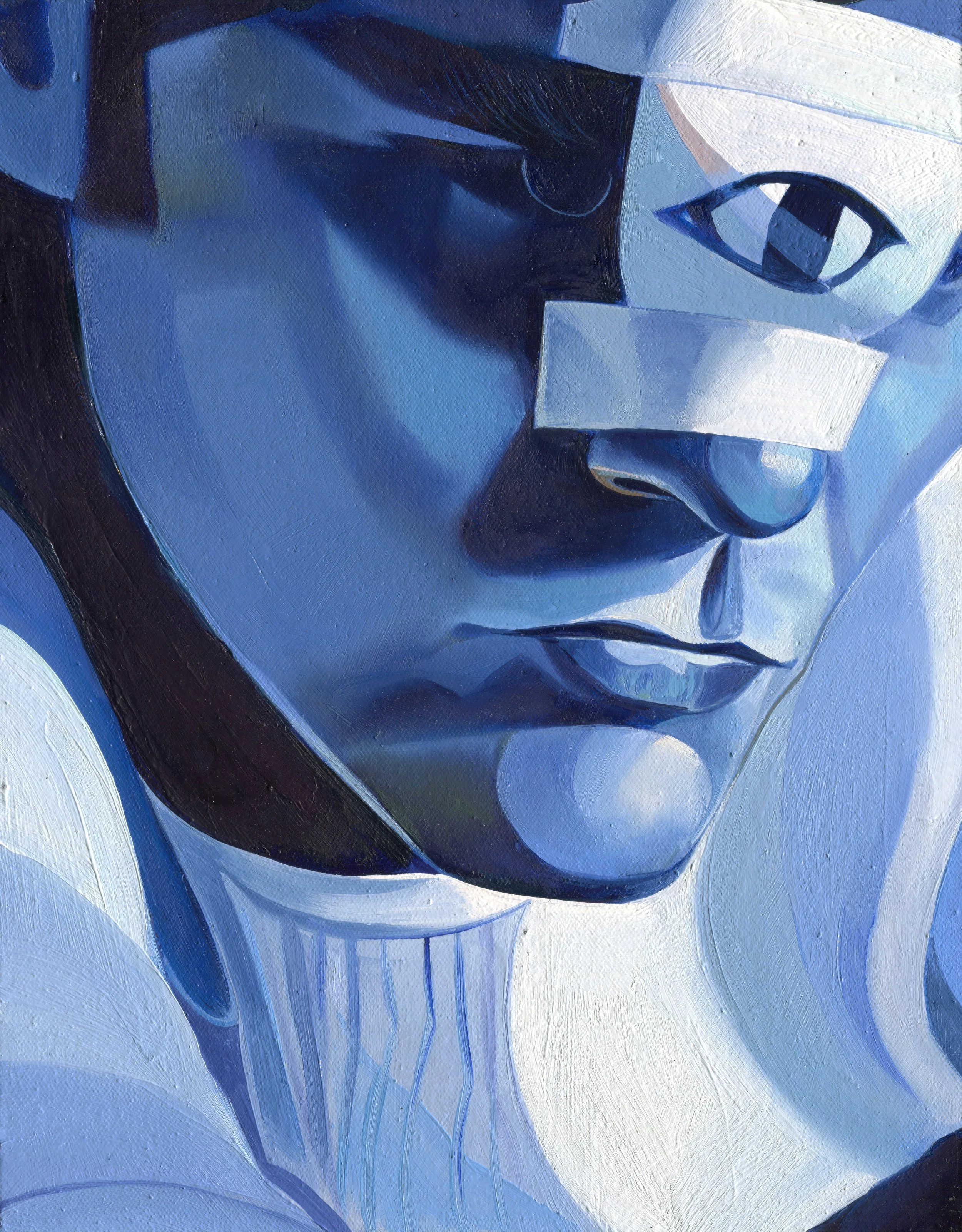 Logan T. Sibrel, “Darryl”, Oil on canvas panel, 14 x 11 inches, 2026