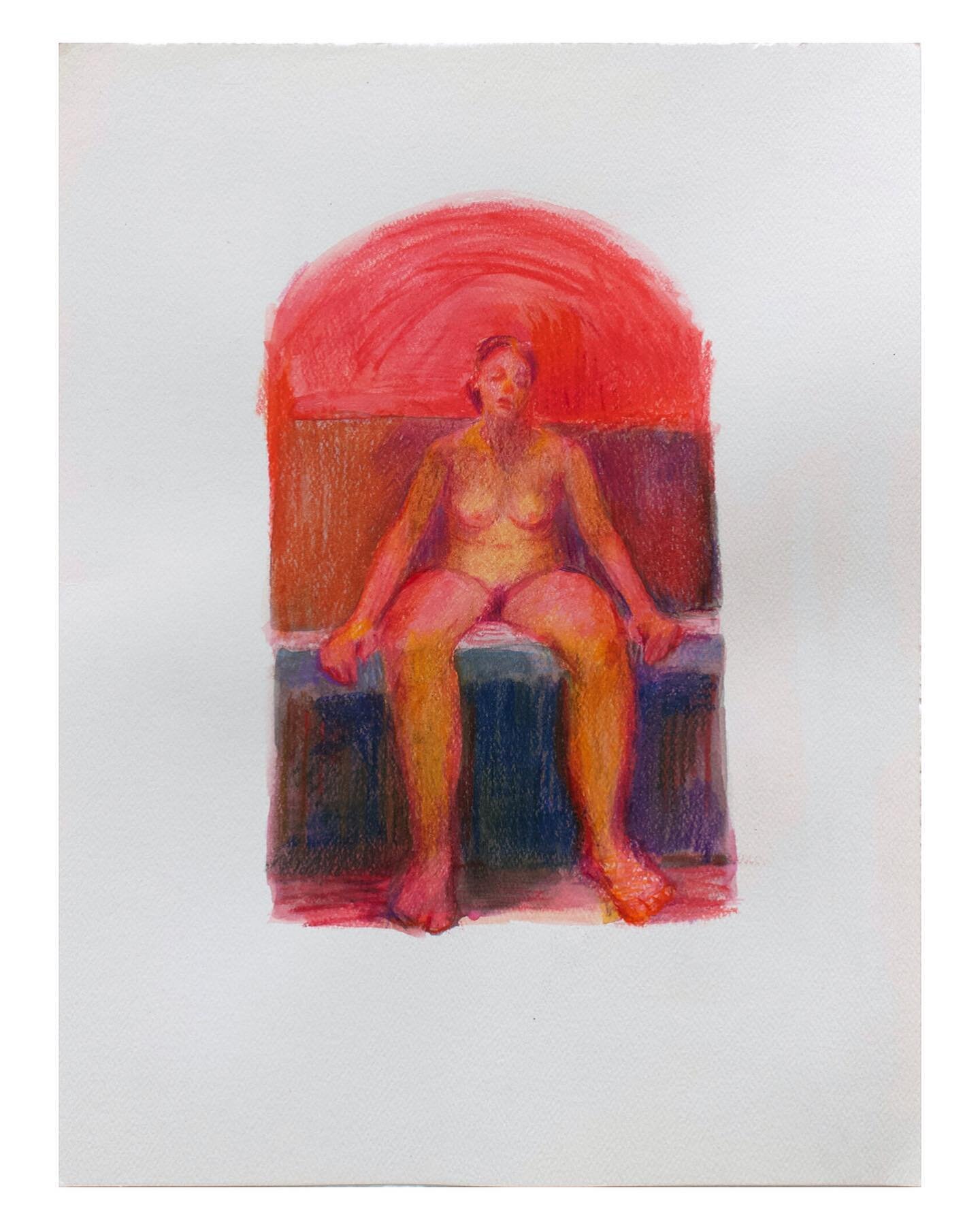 Rachel Rickert - &ldquo;Salvation&rdquo;, watercolor and color pencil on paper, 12 x 9 inches, 2021 - A SPECIES OF WRITING - link to full exhibition in bio.