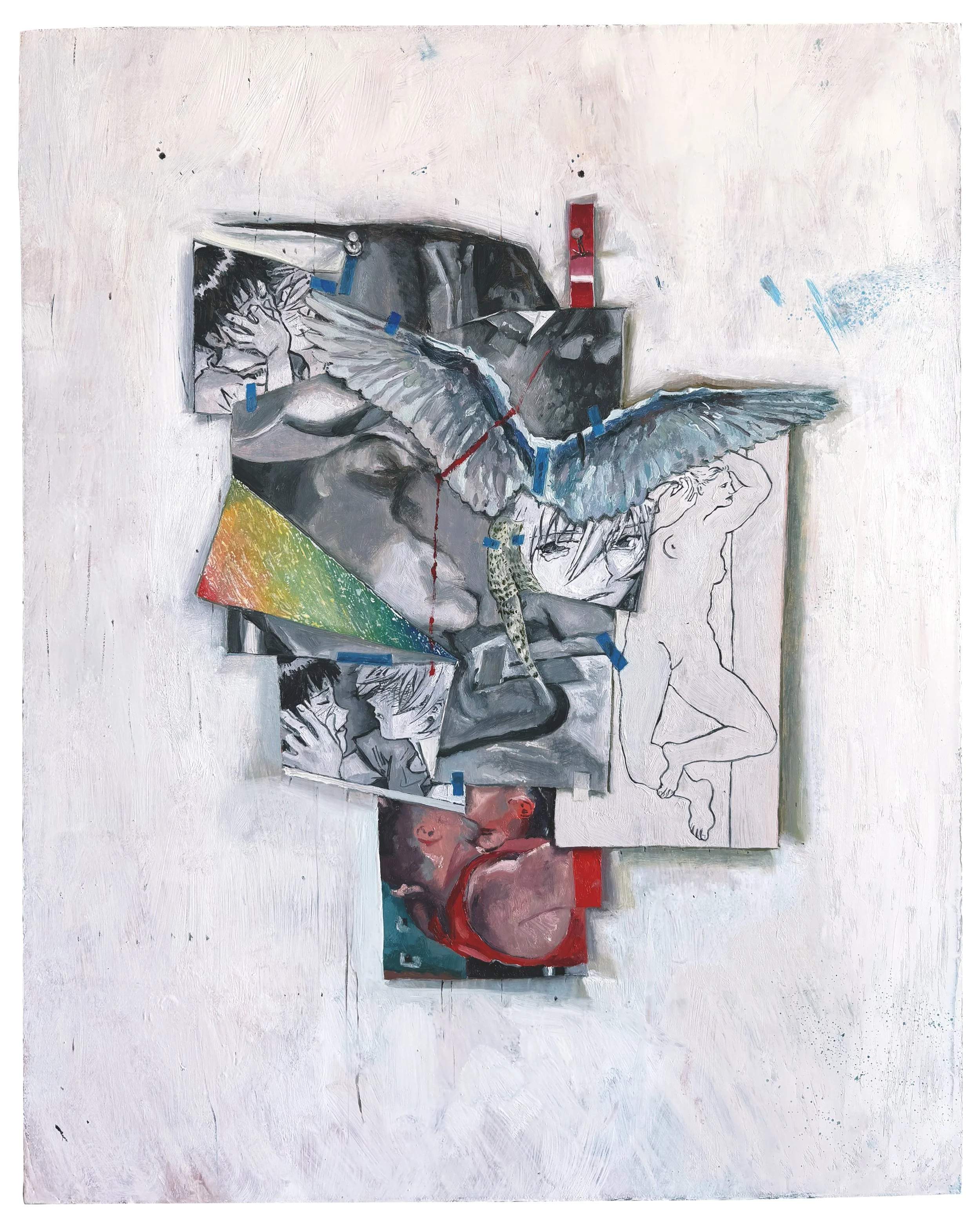 Hank Ehrenfried, "Splay", 20 x 16 inches, Oil on linen, 2026 