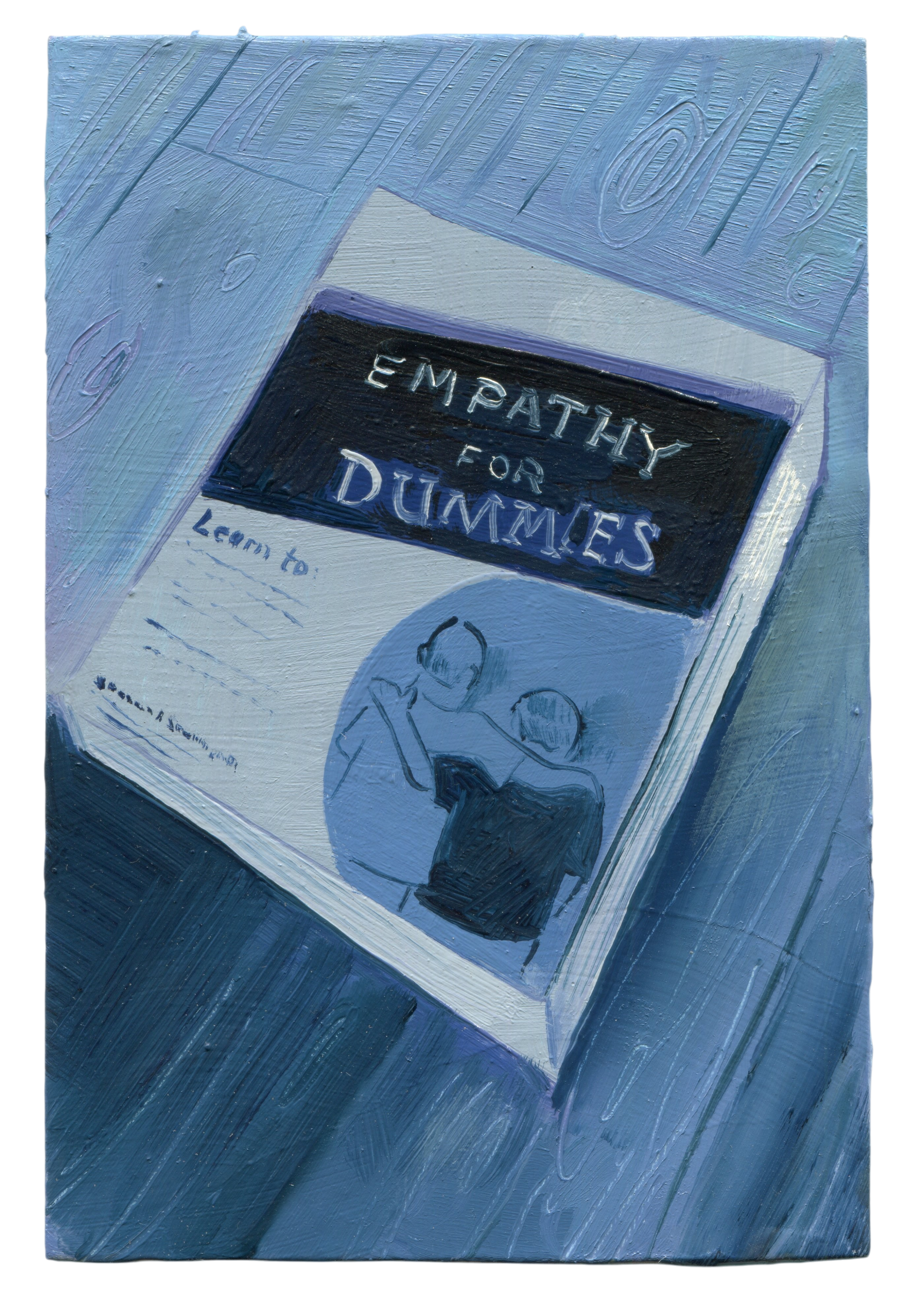 Logan T. Sibrel, “For Dummies” Oil on cardboard, 6.25 x 4.25 inches, 2026 