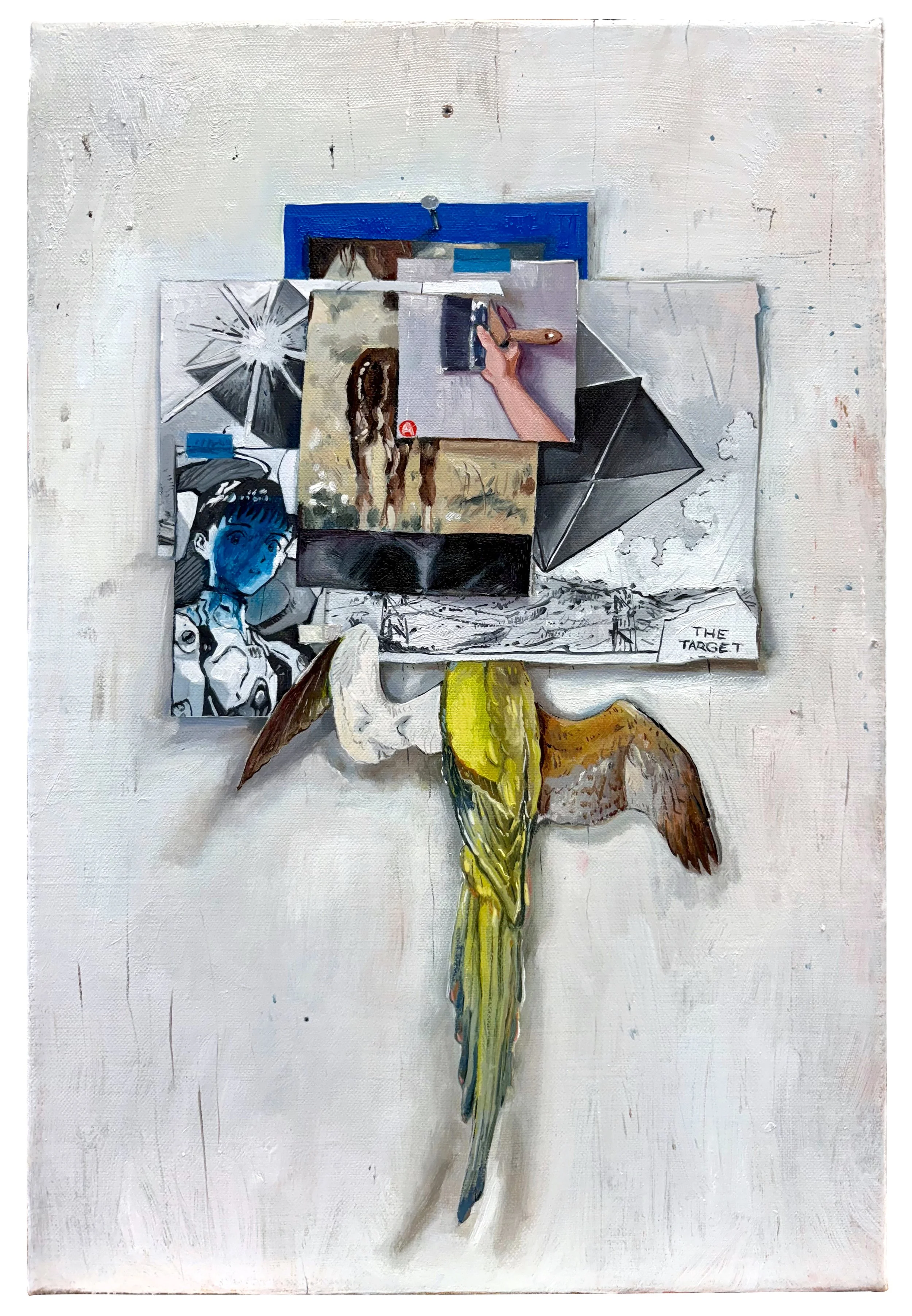 Hank Ehrenfried, "The Target", 15 x 10 inches, Oil on linen, 2025 