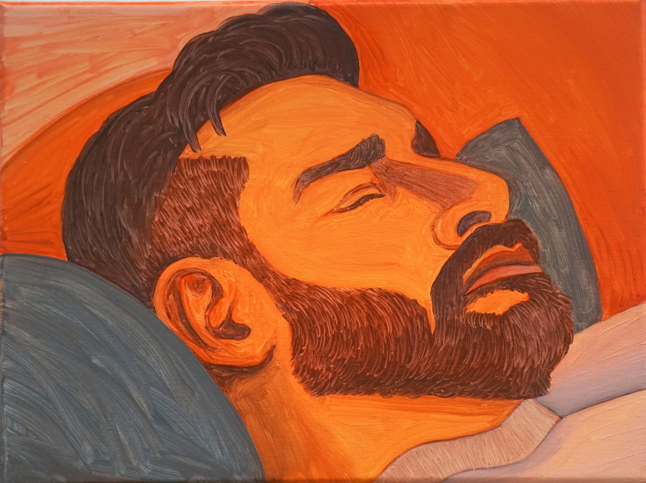 Dylan Hurwitz, Julio, oil on linen, 12x16 inches, 2025