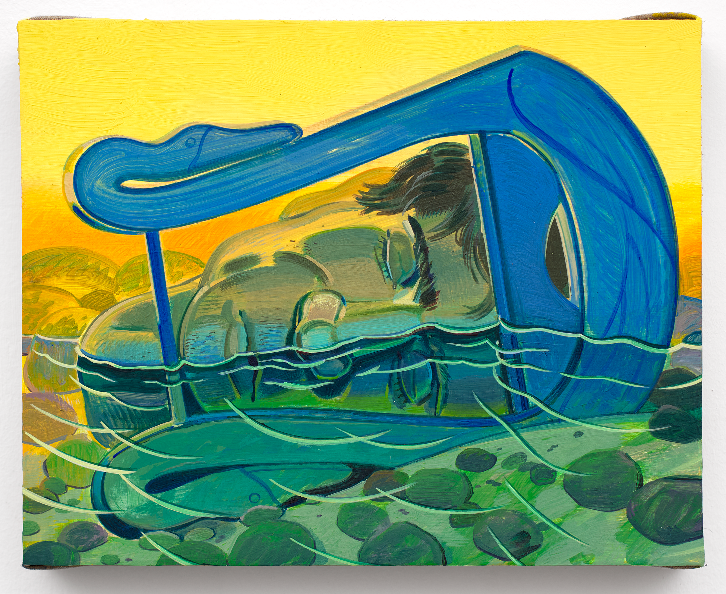 Jeremy Sorese, “Orpheus”, Acrylic on canvas-wrapped panel, 8 x 10 inches, 2024