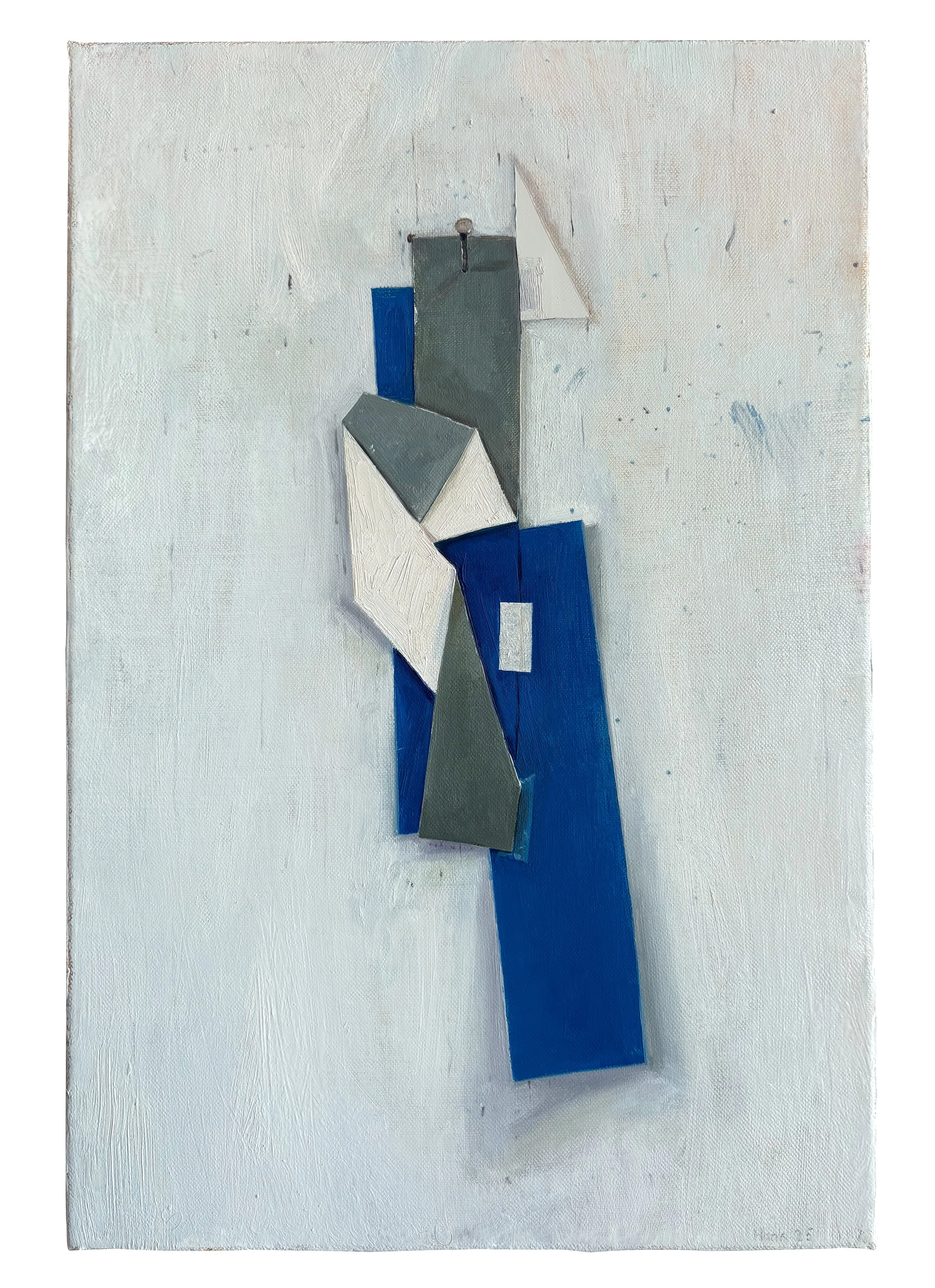 Hank Ehrenfried, "Composition with Triangle", 15 x 10 inches, Oil on linen, 2026