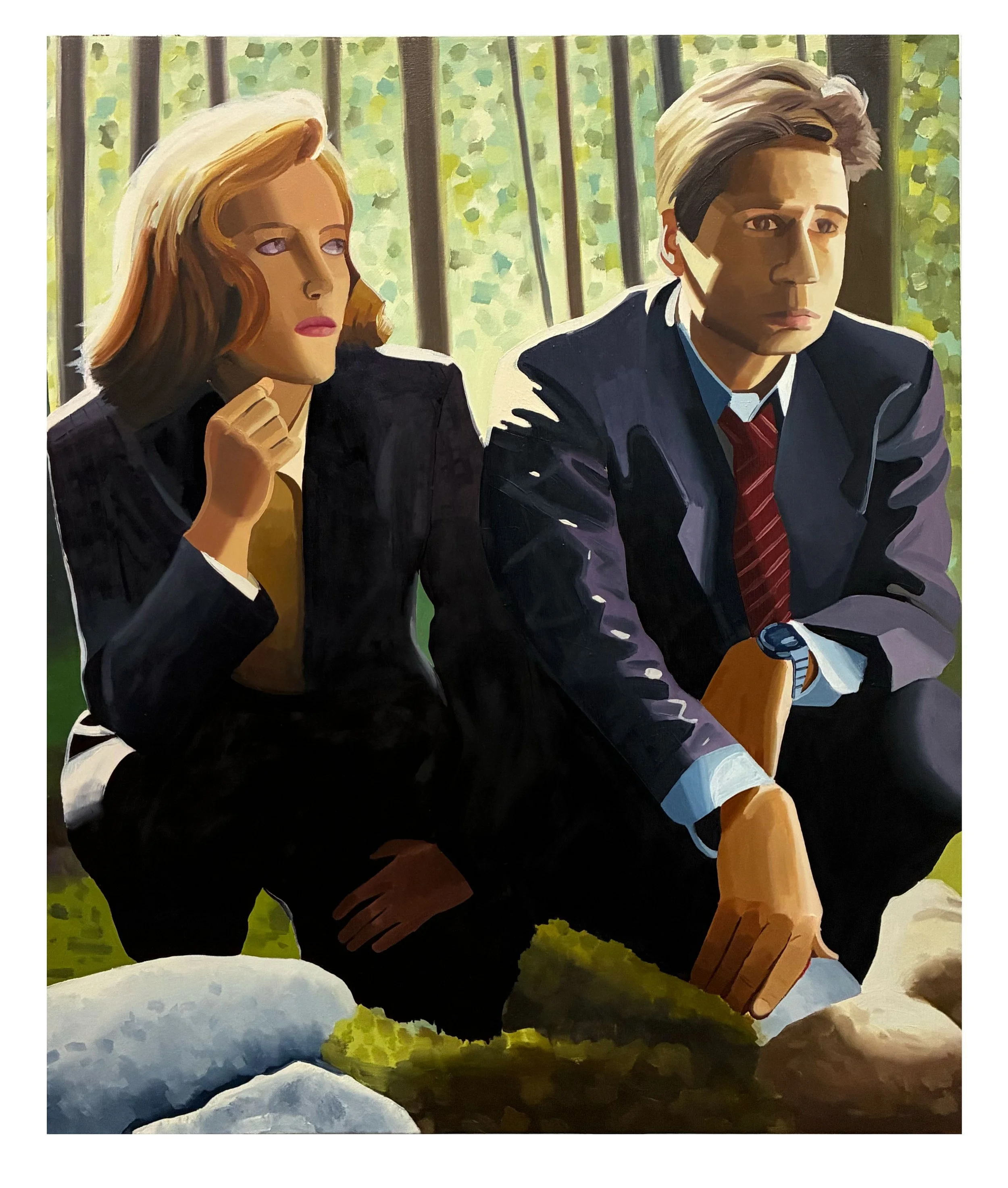 "Fieldwork", oil on canvas, 30 x 26 inches, 2026