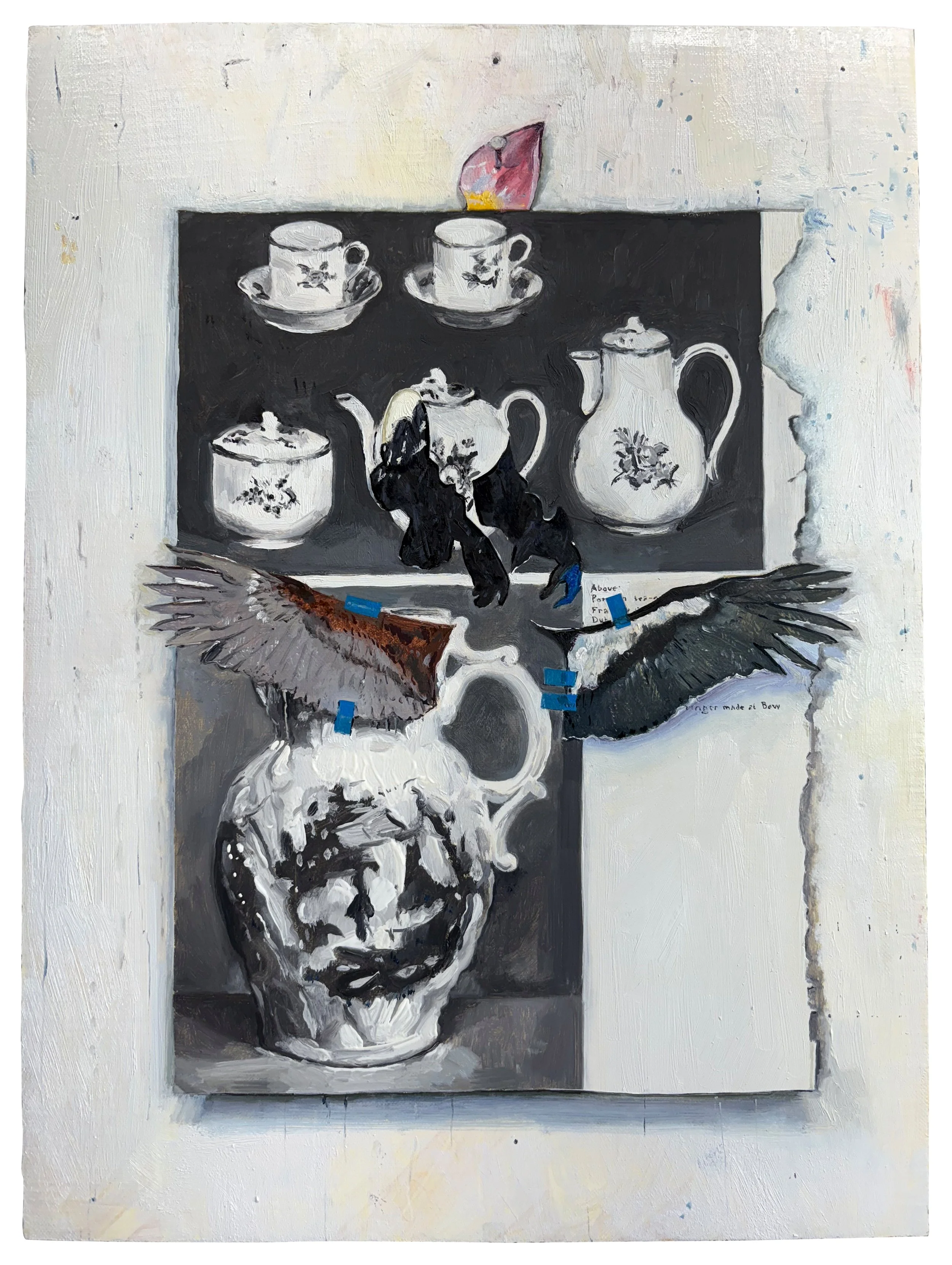 Hank Ehrenfried, "Blue Behind", 16 x 12 inches, Oil on linen over panel, 2025