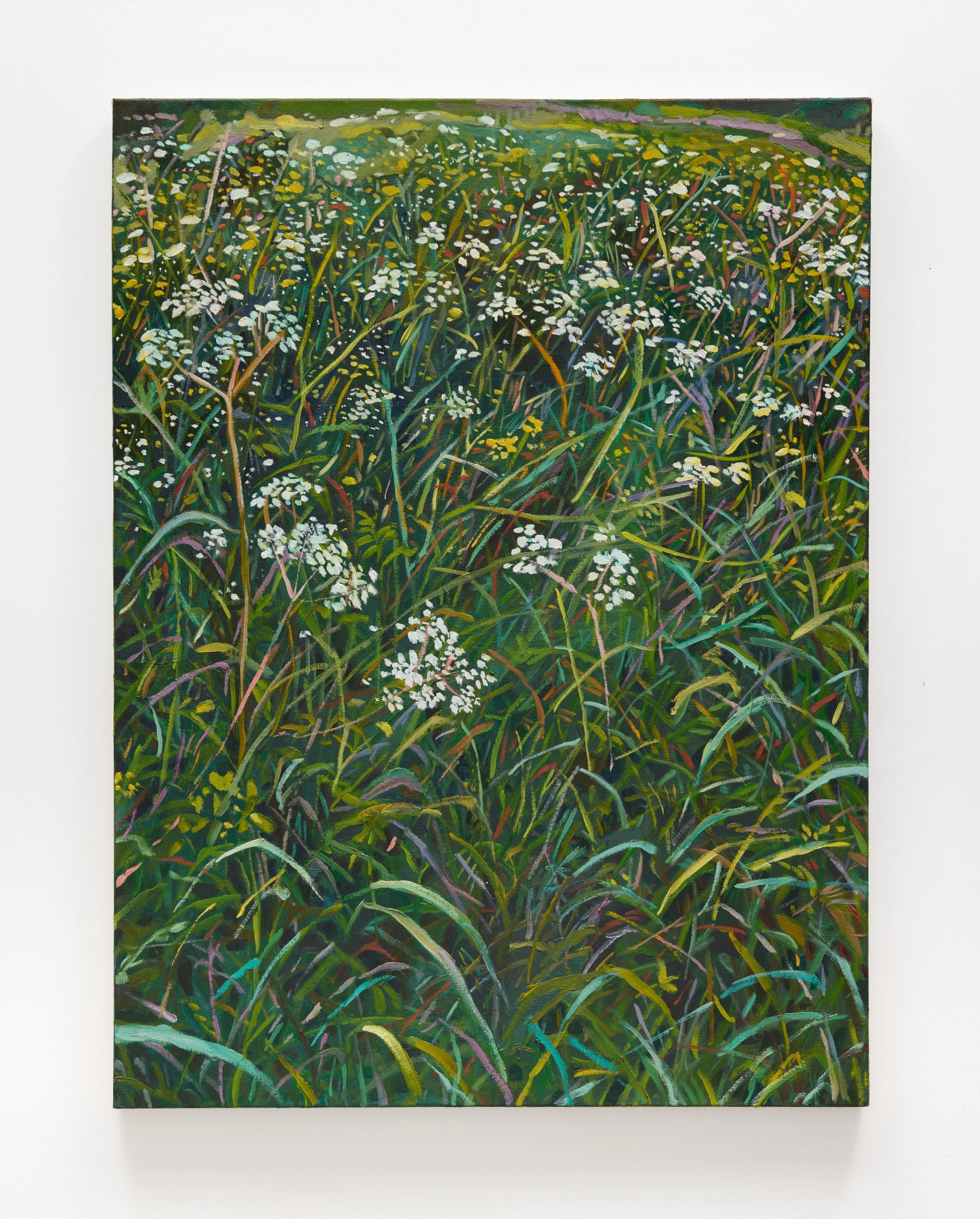 Tin Nguyen, “tell me more, let me in, how i need to know”, oil on canvas, 40 x 30 inches,  2025 