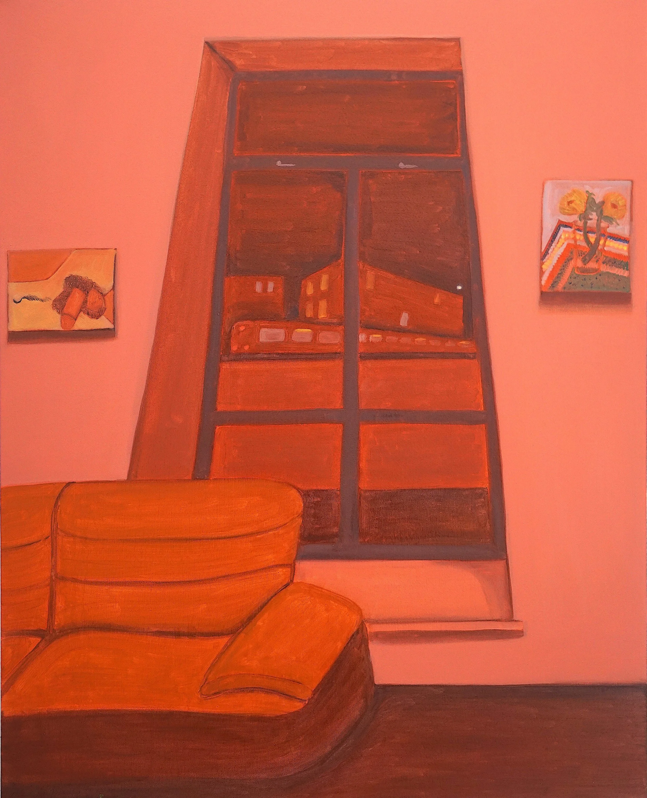 Dylan Hurwitz, the pink studio, 40 x 30 inches, 2025