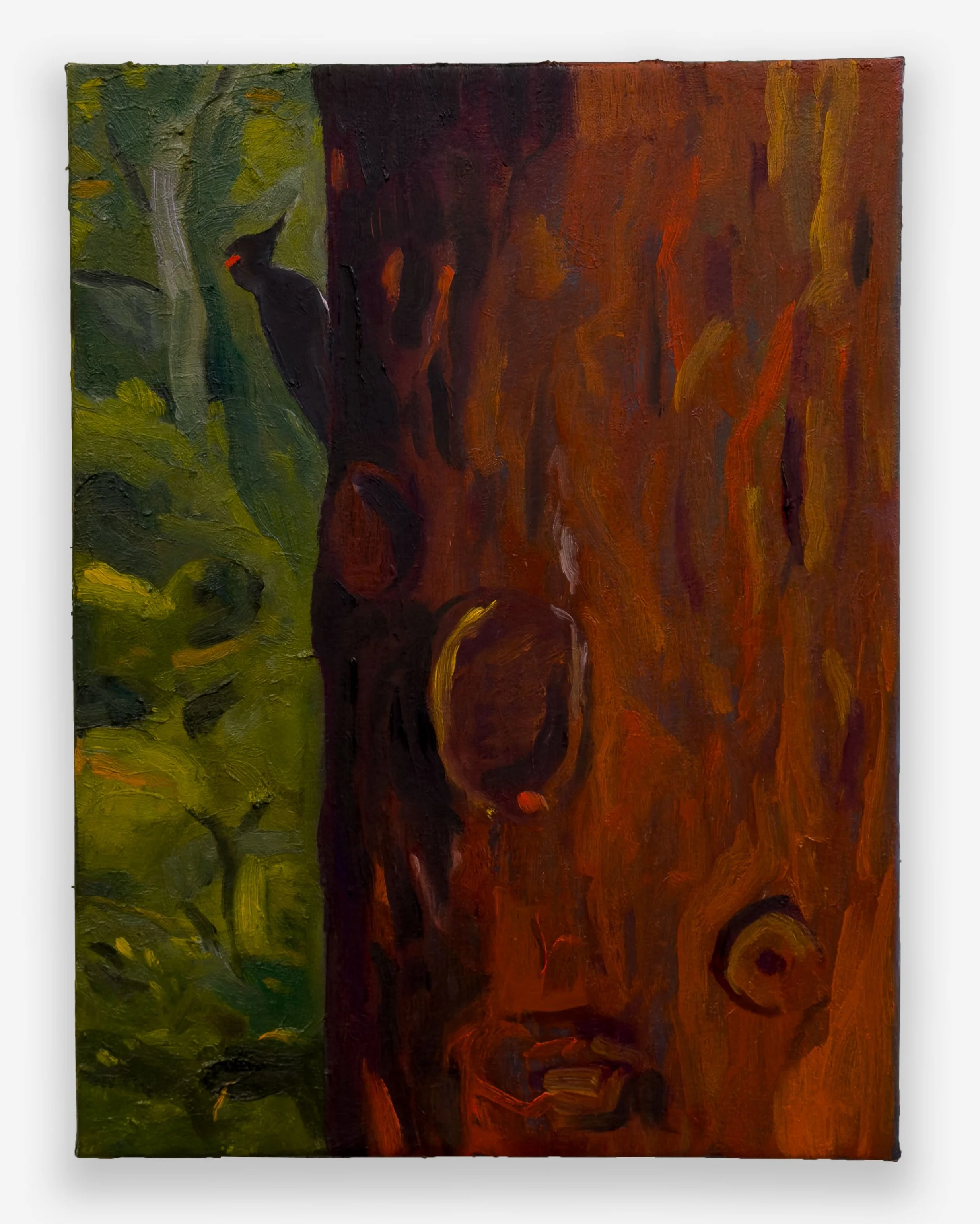 Tin Nguyen, “from a distance, I hear your arrival”, oil on canvas, 16 x 12 inches, 2026