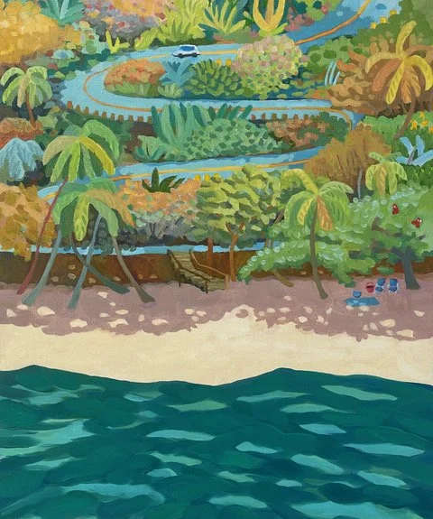 Jill Kerwick, The Drive, oil on canvas, 16 x 14 inches, 2026
