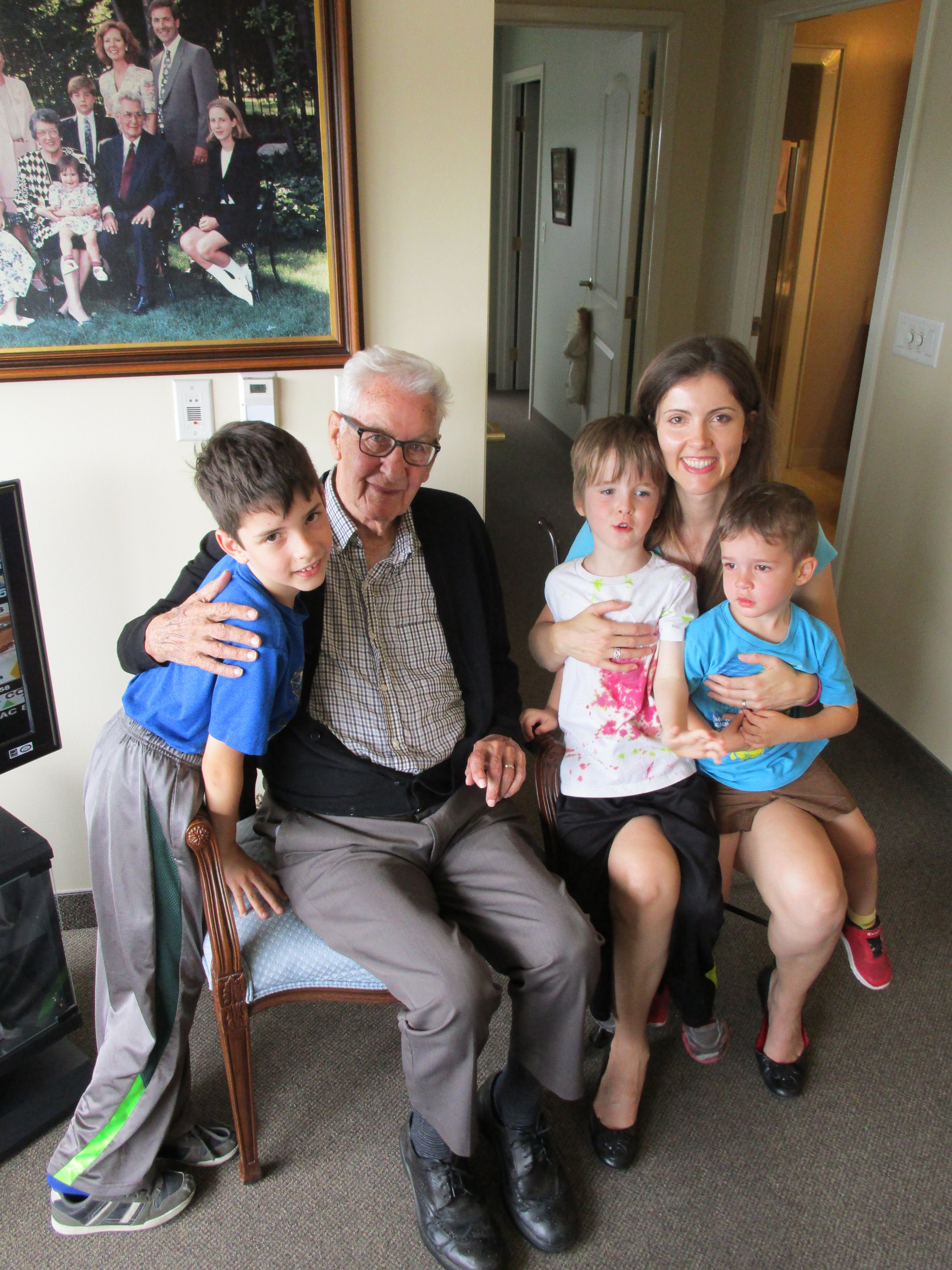 Meghann & Boys With Great Grandpa.JPG