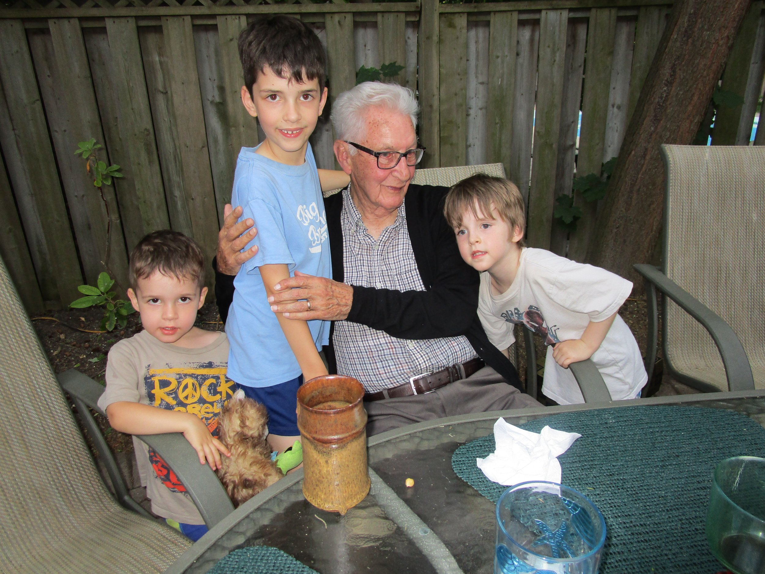 Wooster Boys and Great Grandpa.JPG