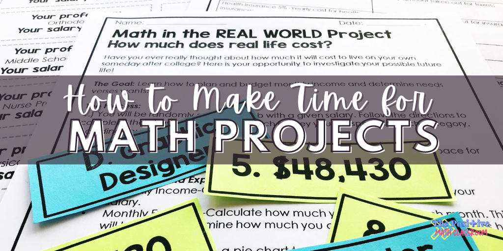 How to Make Time for Math Projects