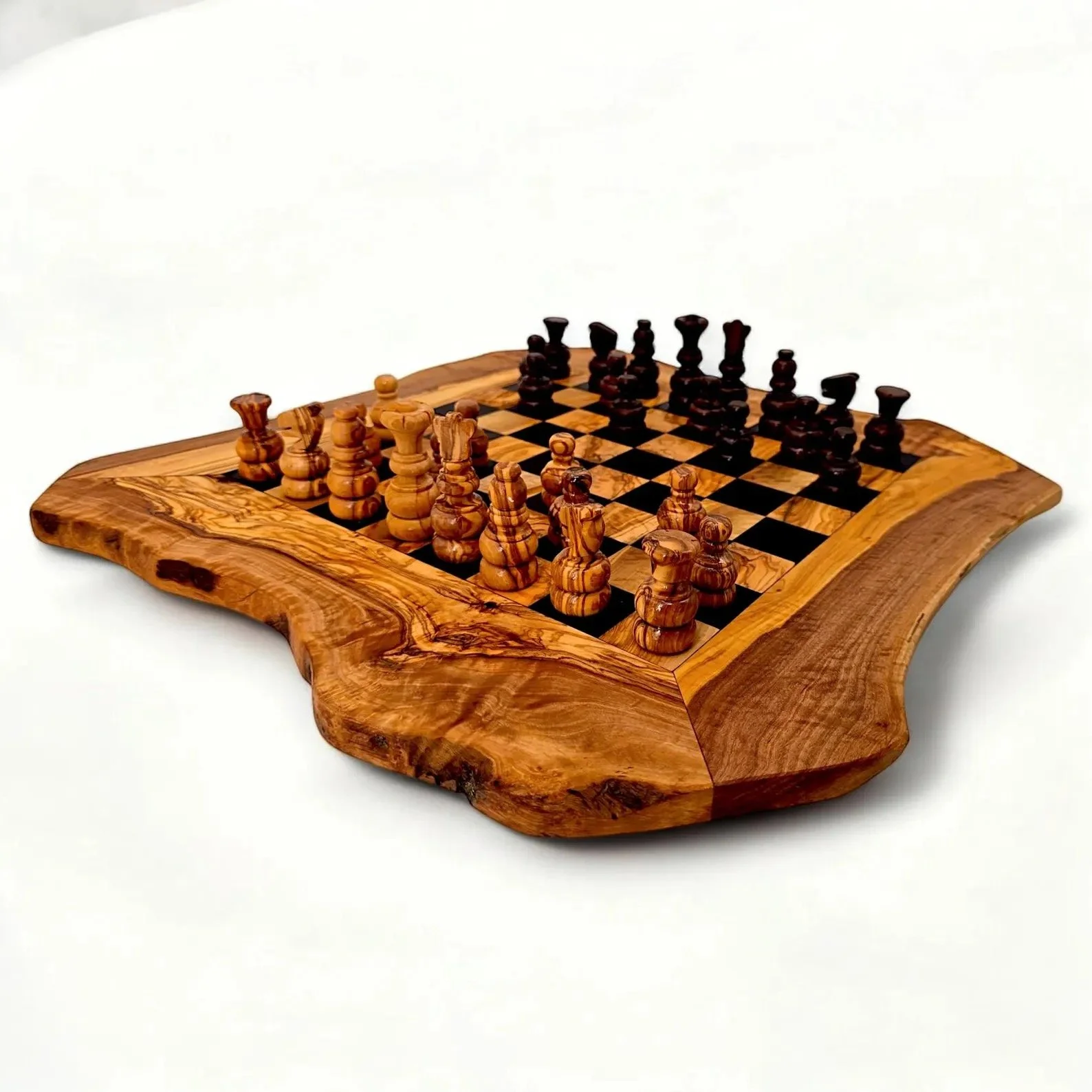 Premium Olive Wood Chess Set