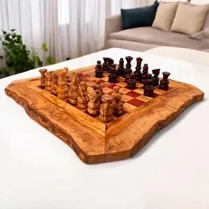 Premium Olive Wood Chess Set