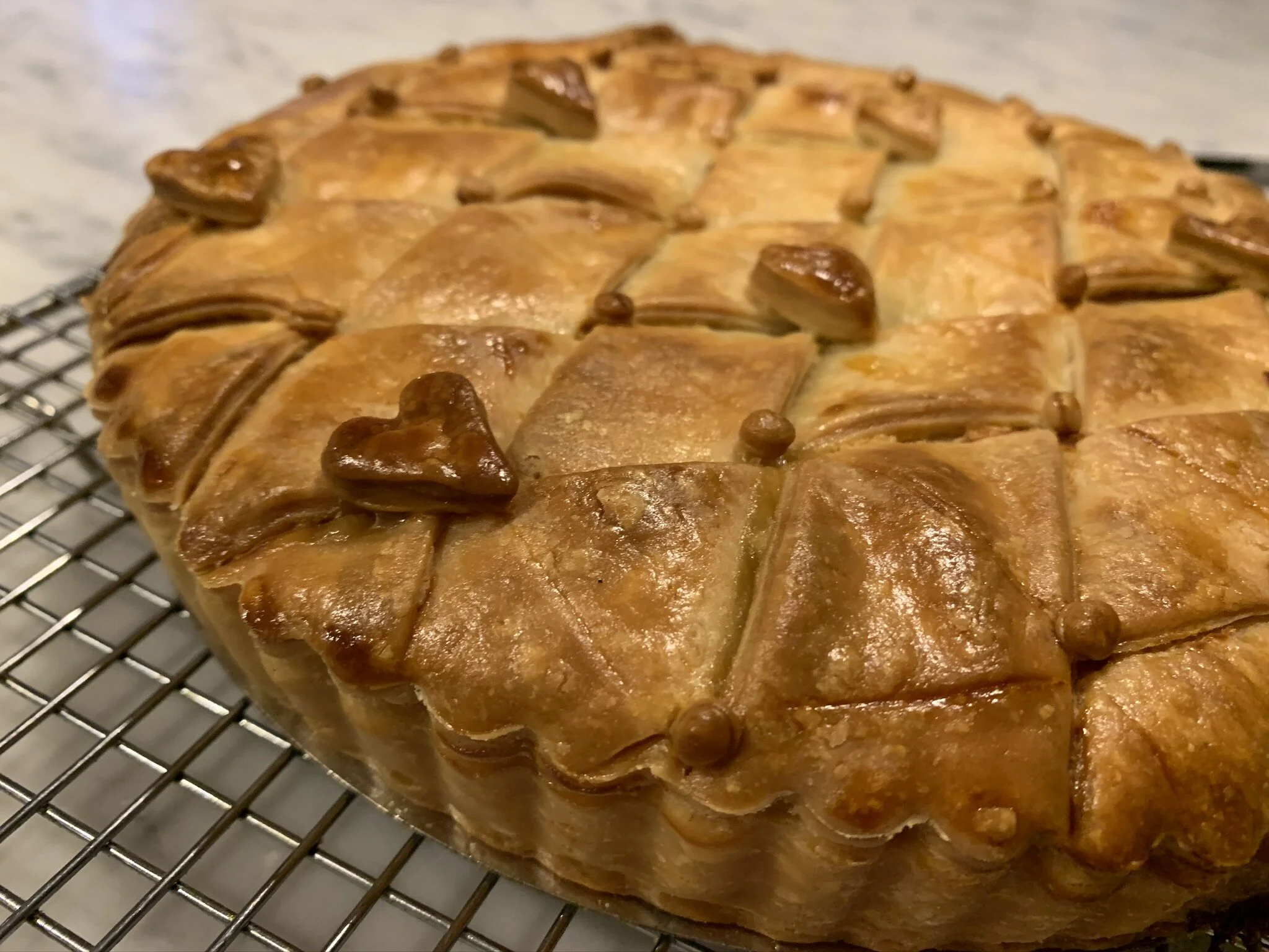 Chicken and Chorizo Pie Baked and Photographed by Deirdre Parker