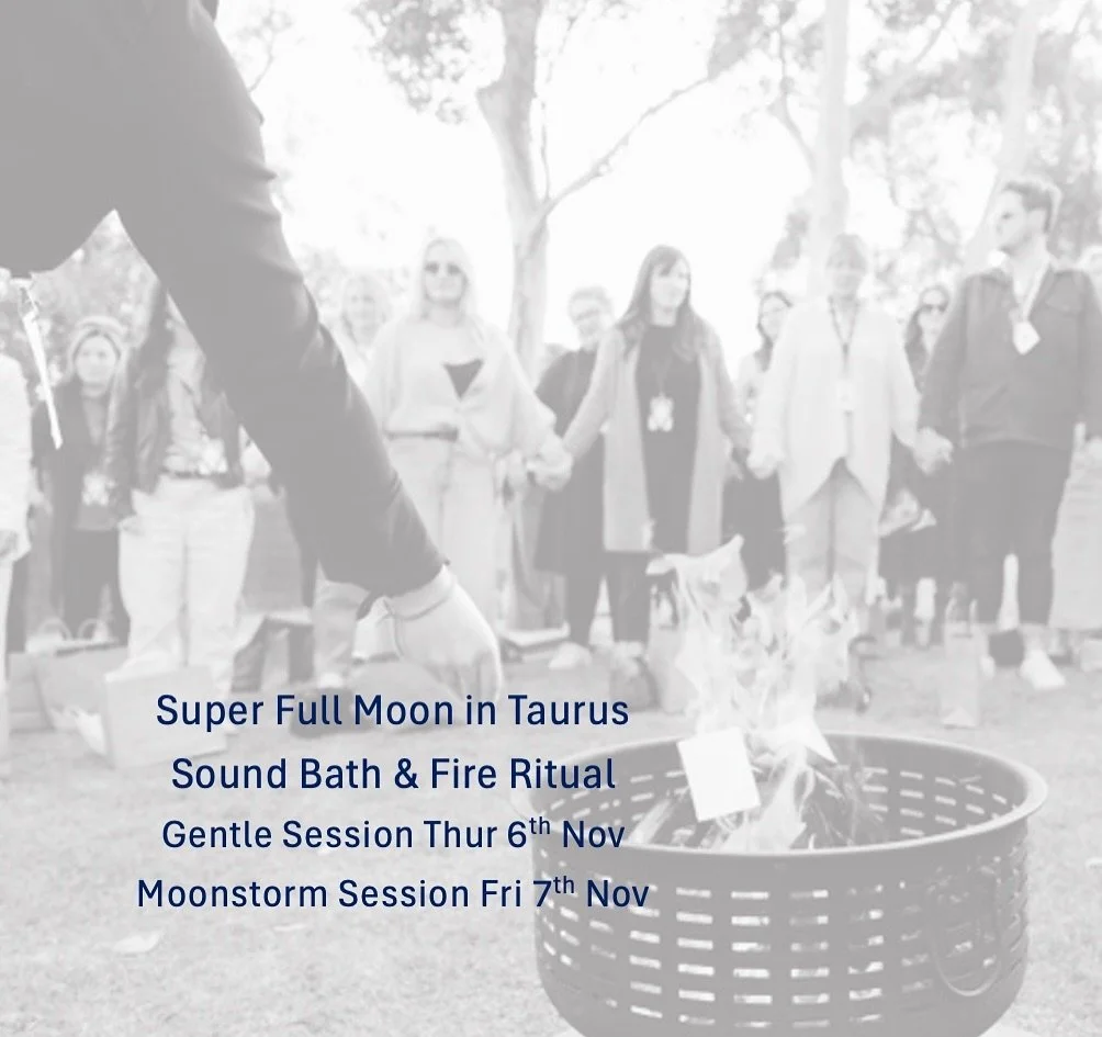 I am offering two Sound Healing sessions at the time of the Super Full Moon in Taurus. 

The first is on Thur, 6 Nov. This is a gentle Sound Bath that focuses on the Peter Hess instruments and takes you on a mesmerising cosmic sound journey. 

The se
