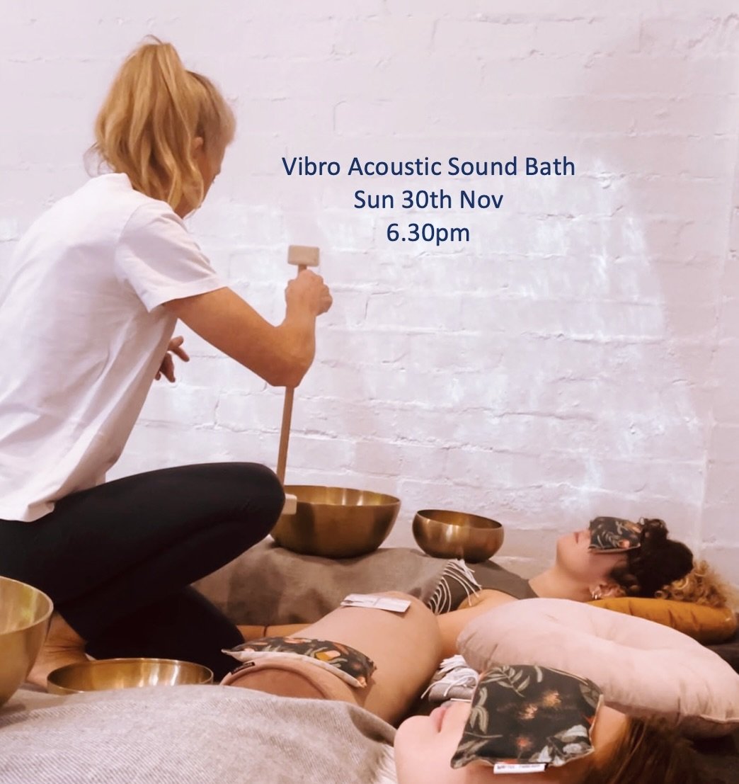 Do you find it hard to switch off, do you feel overwhelmed and overstimulated?

Have you tried Sound massage?

This Vibro Acoustic group session is a &lsquo;next level&rsquo; sound bath experience. 

The Vibro Acoustic session combines Sound Bath wit