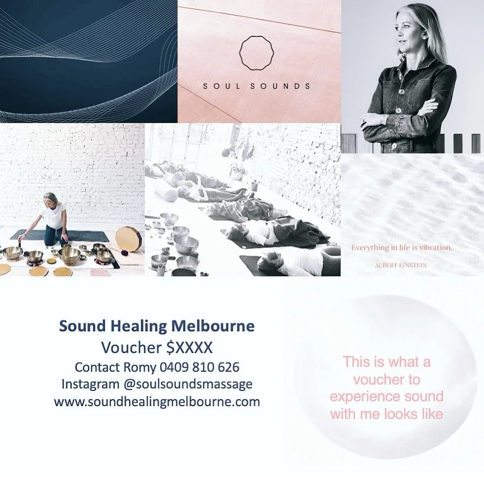 The gift of presence.

To organise a voucher for your friend or family my vouchers start at $45 for a spot in the Nurture Sound Bath right up to $1200 for Nervous System Transformation Program for the Nervous System Reset package. For more info you a