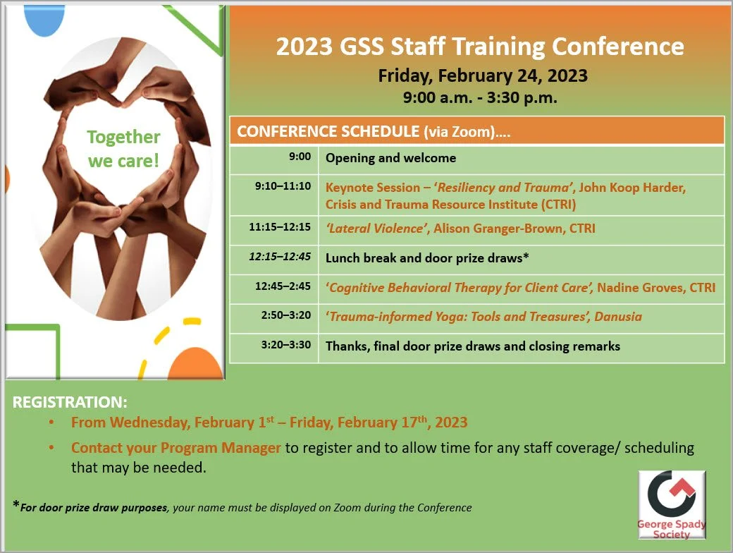 Upcoming & Past Training Conferences — George Spady Society