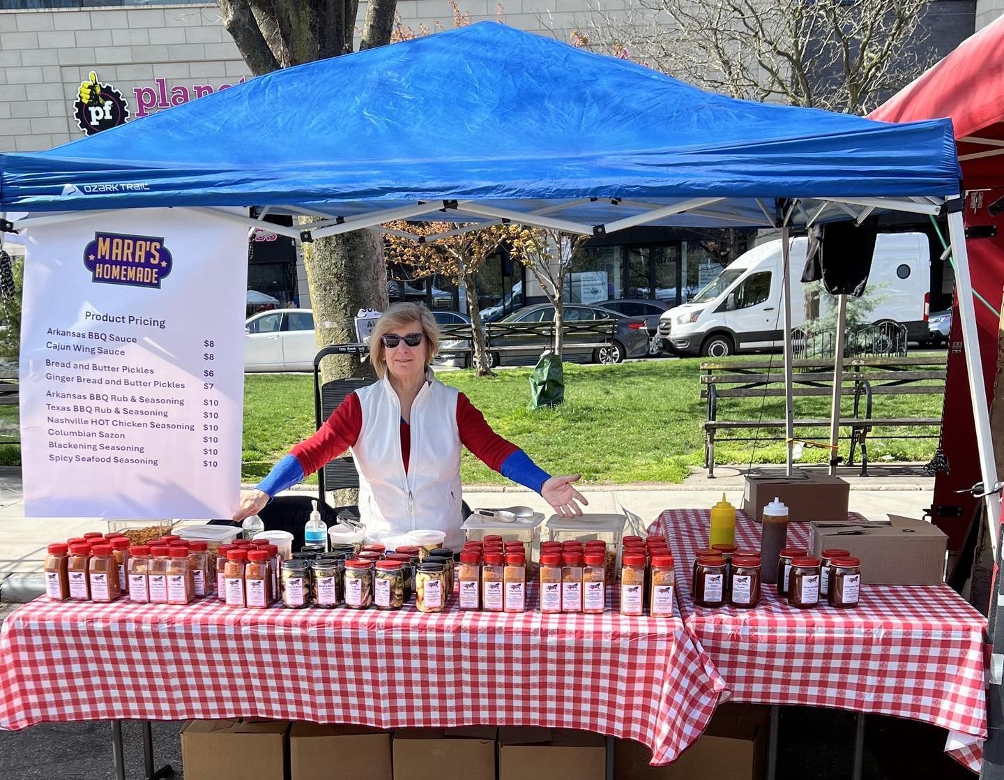 Today&rsquo;s fair is on Queens Blvd close to 70th Road in Forest Hills. It&rsquo;s a comfortable, sunny day to wander through with a Farmer&rsquo;s Market behind us! Come on by! Add some #flavor to your day!