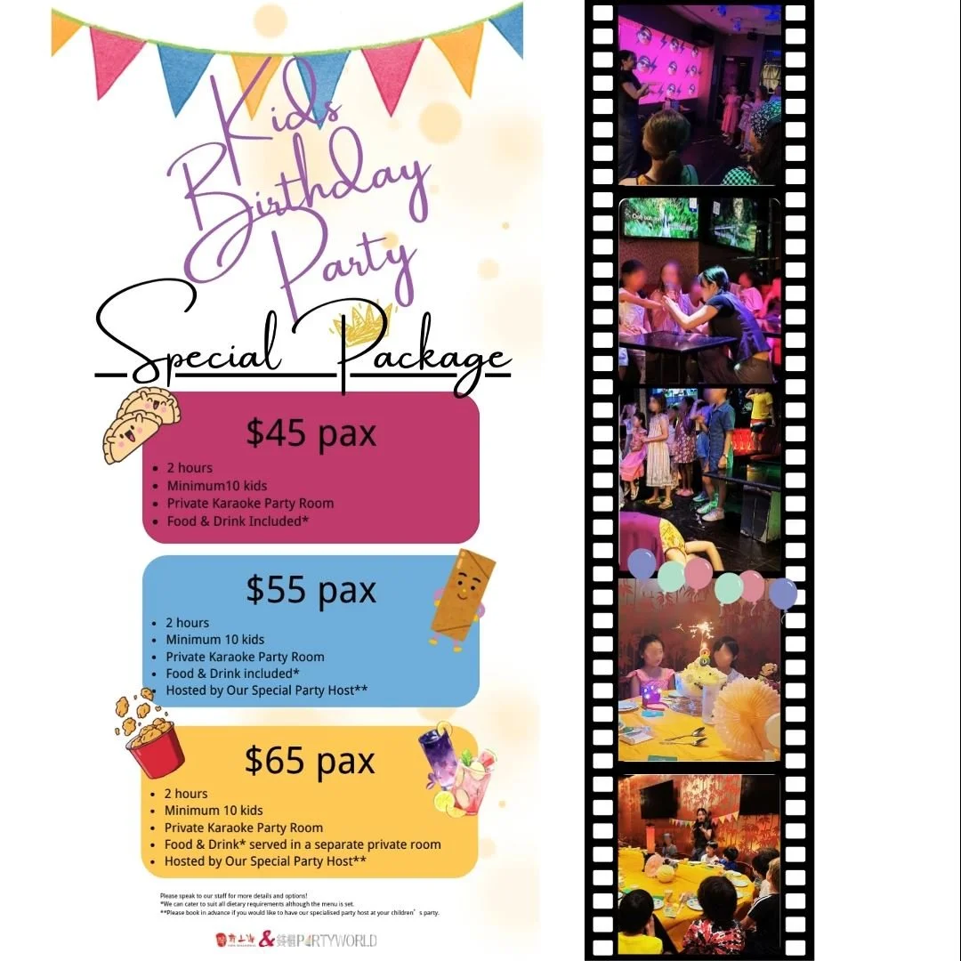 Kid's Birthday Special Package: NSH Melbourne Central x Partyworld