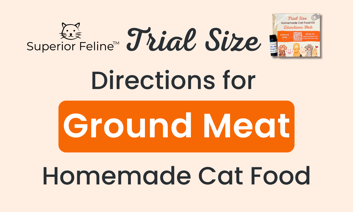 Ground Meat Directions