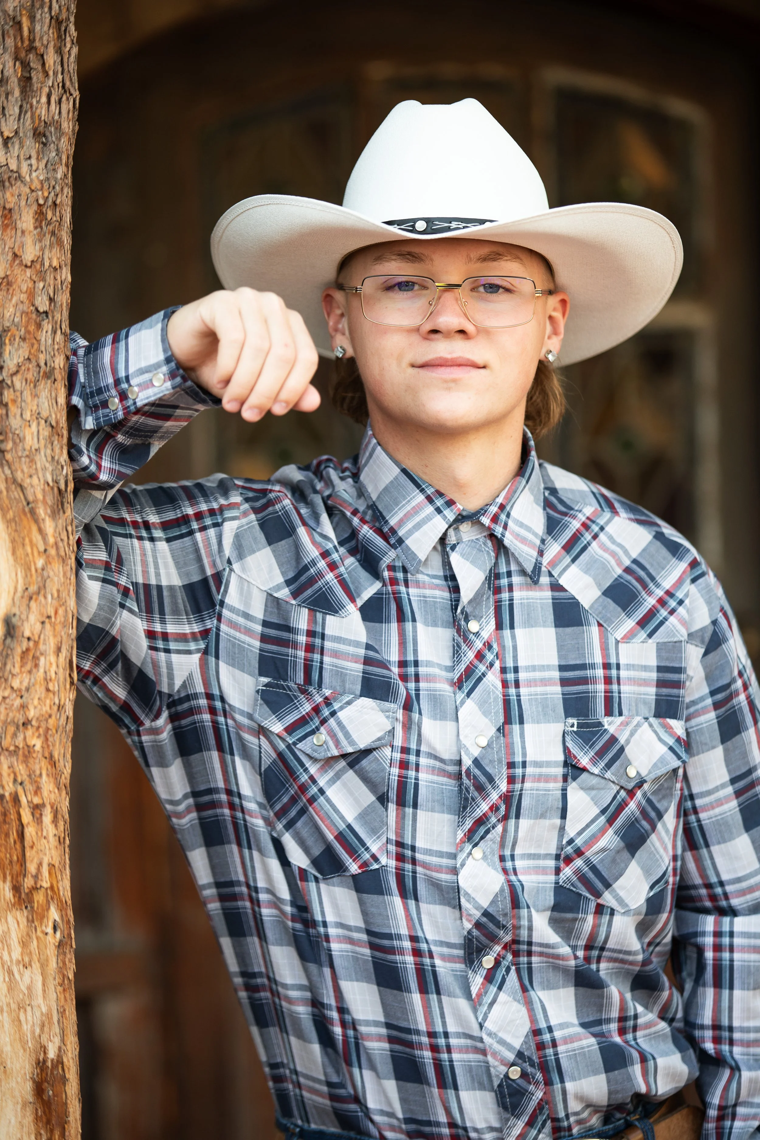 cowboy senior portraits