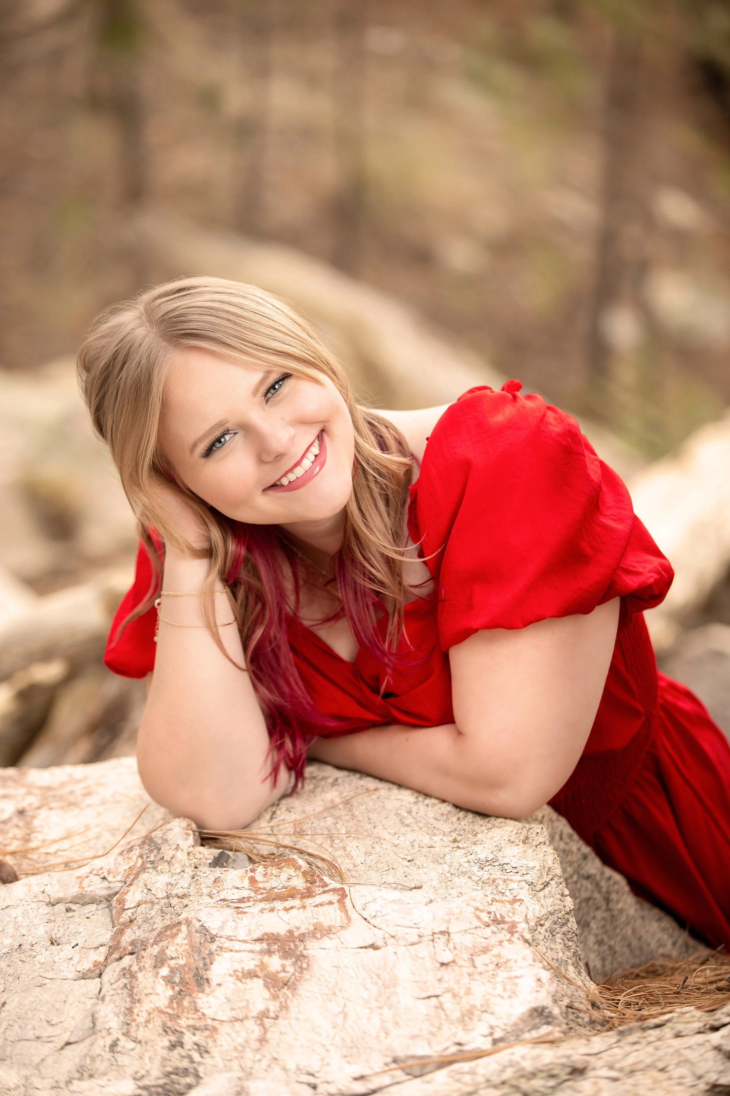 Mt. Lemon Tucson Arizona senior pictures 