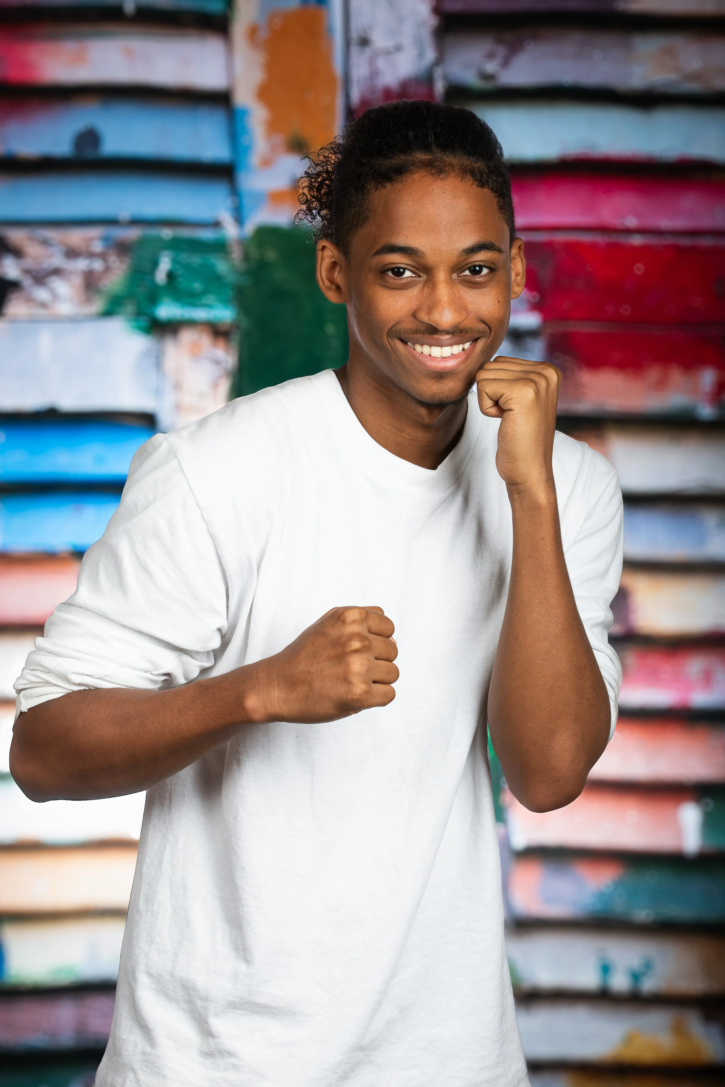 indoor senior portraits